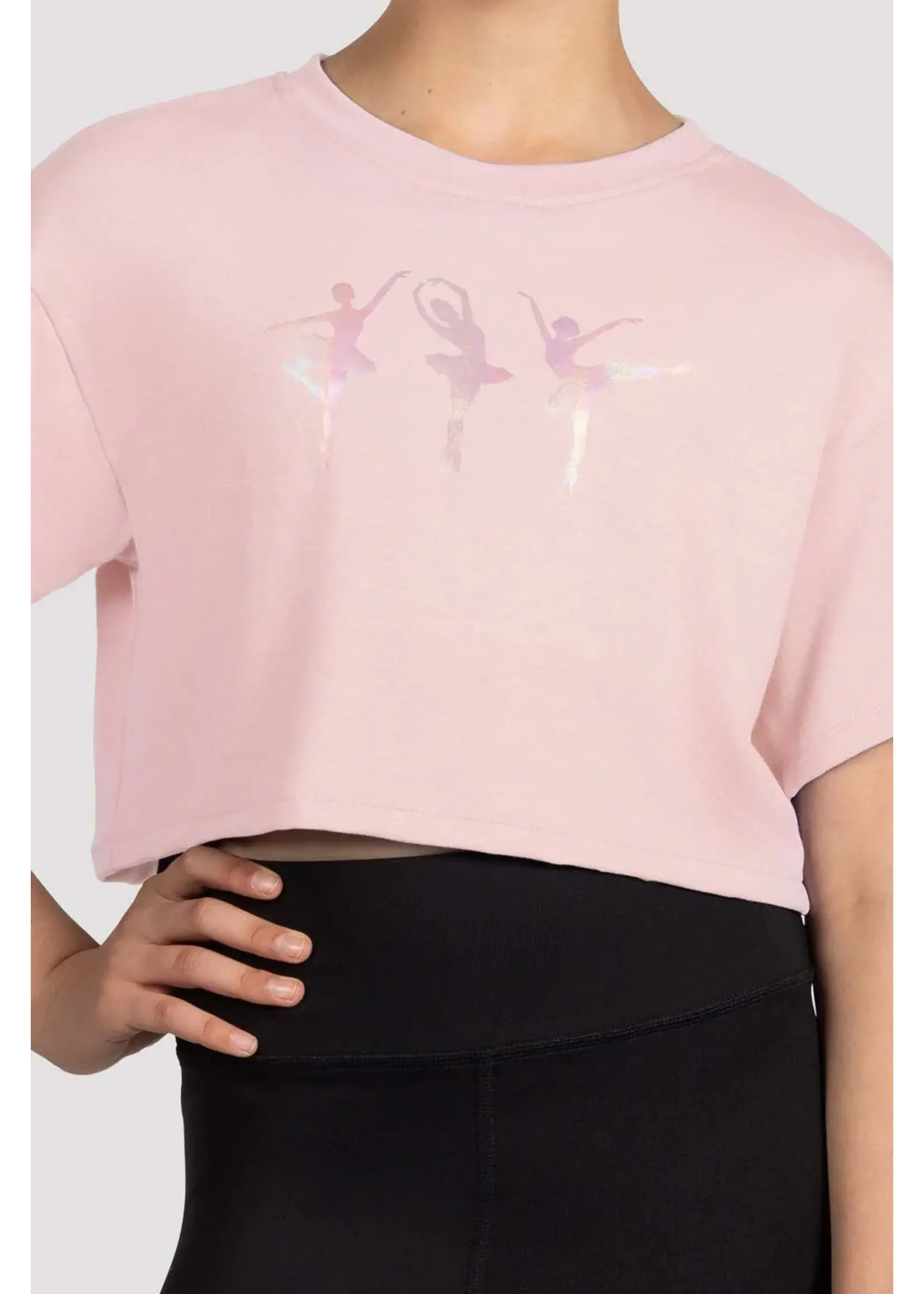 Mirella Printed Cropped T-Shirt