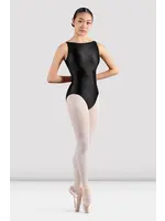 Mirella Boat Neck Mesh Back Tank Leo