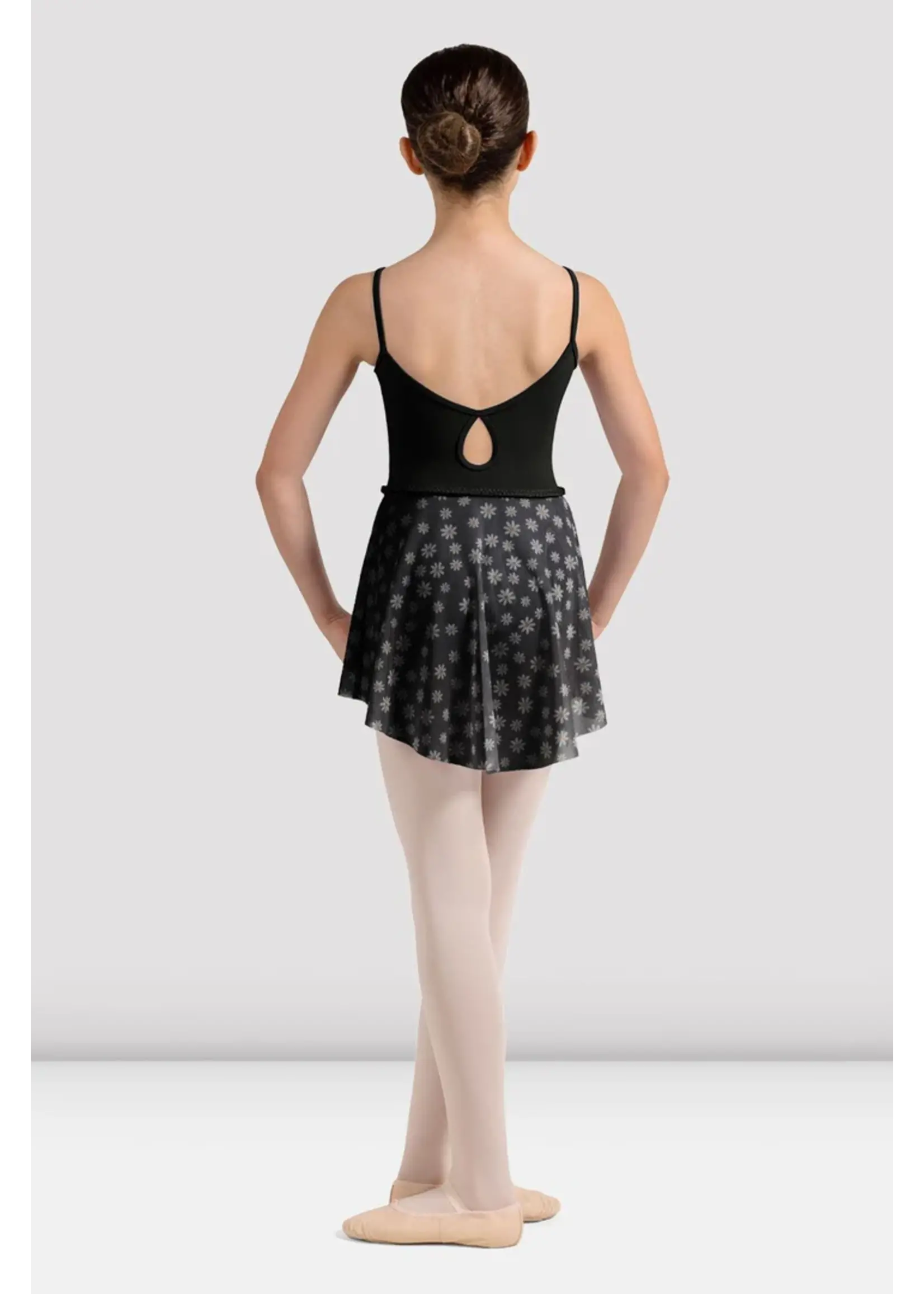 Mirella Print Mesh Skirt with Braid