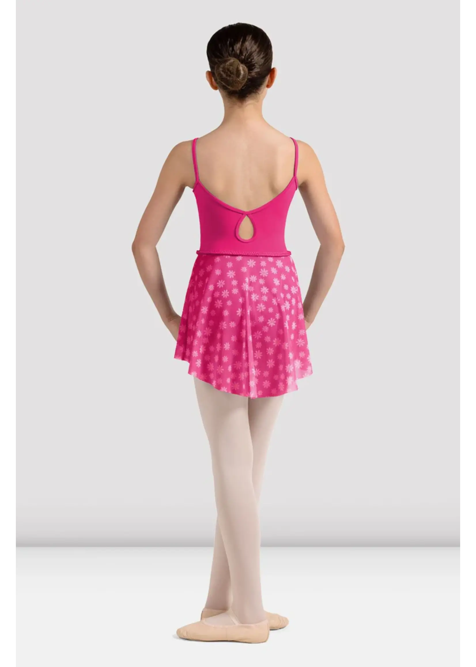 Mirella Print Mesh Skirt with Braid