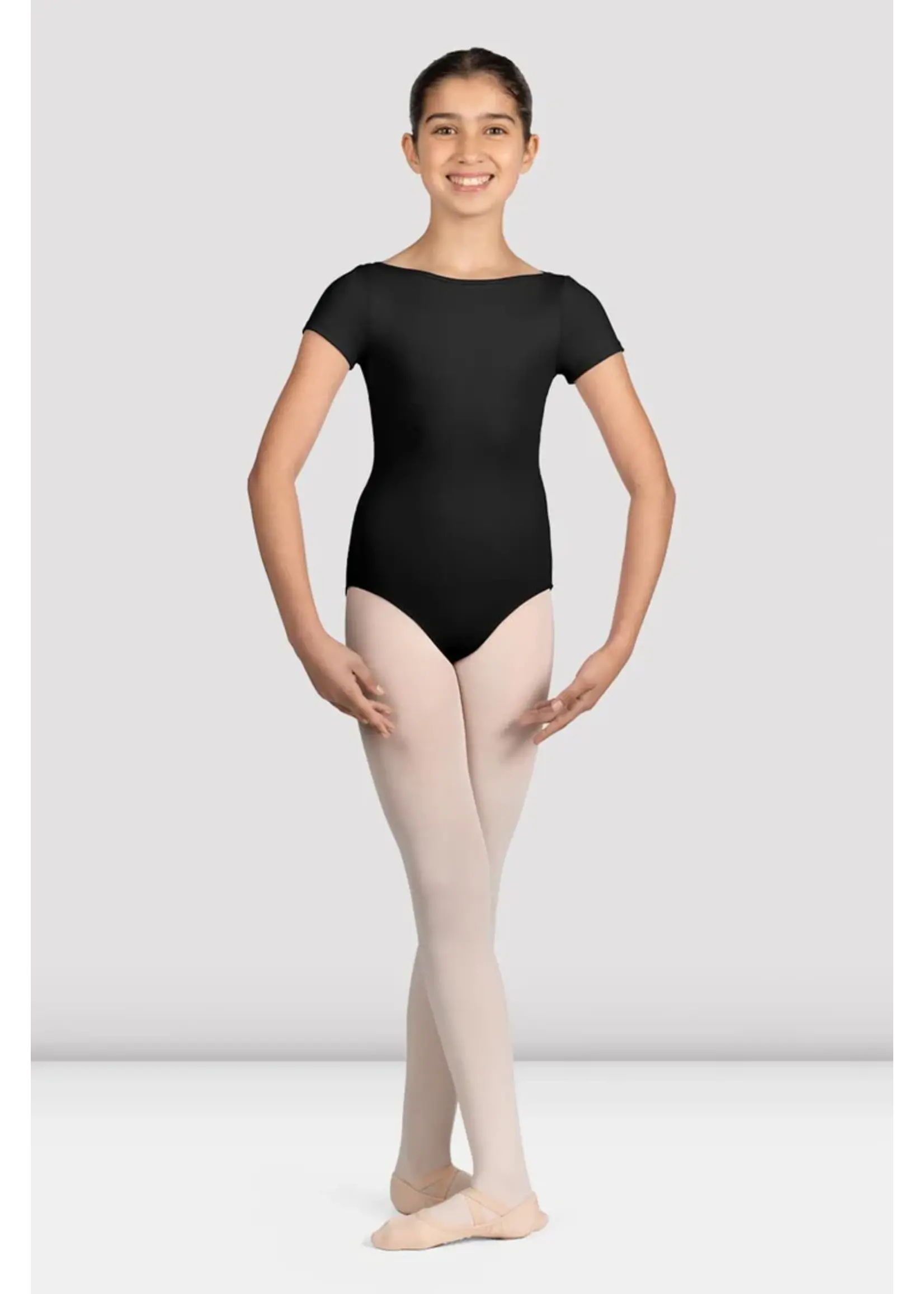 Mirella Boat Neck Mesh Back Cap Sleeve Leo