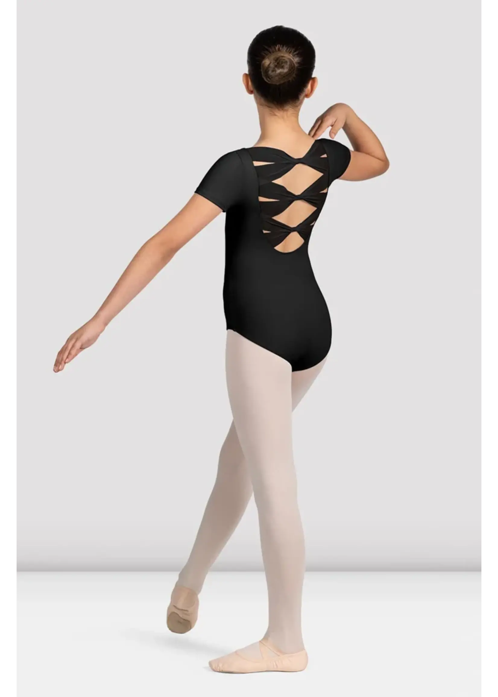 Mirella Boat Neck Mesh Back Cap Sleeve Leo
