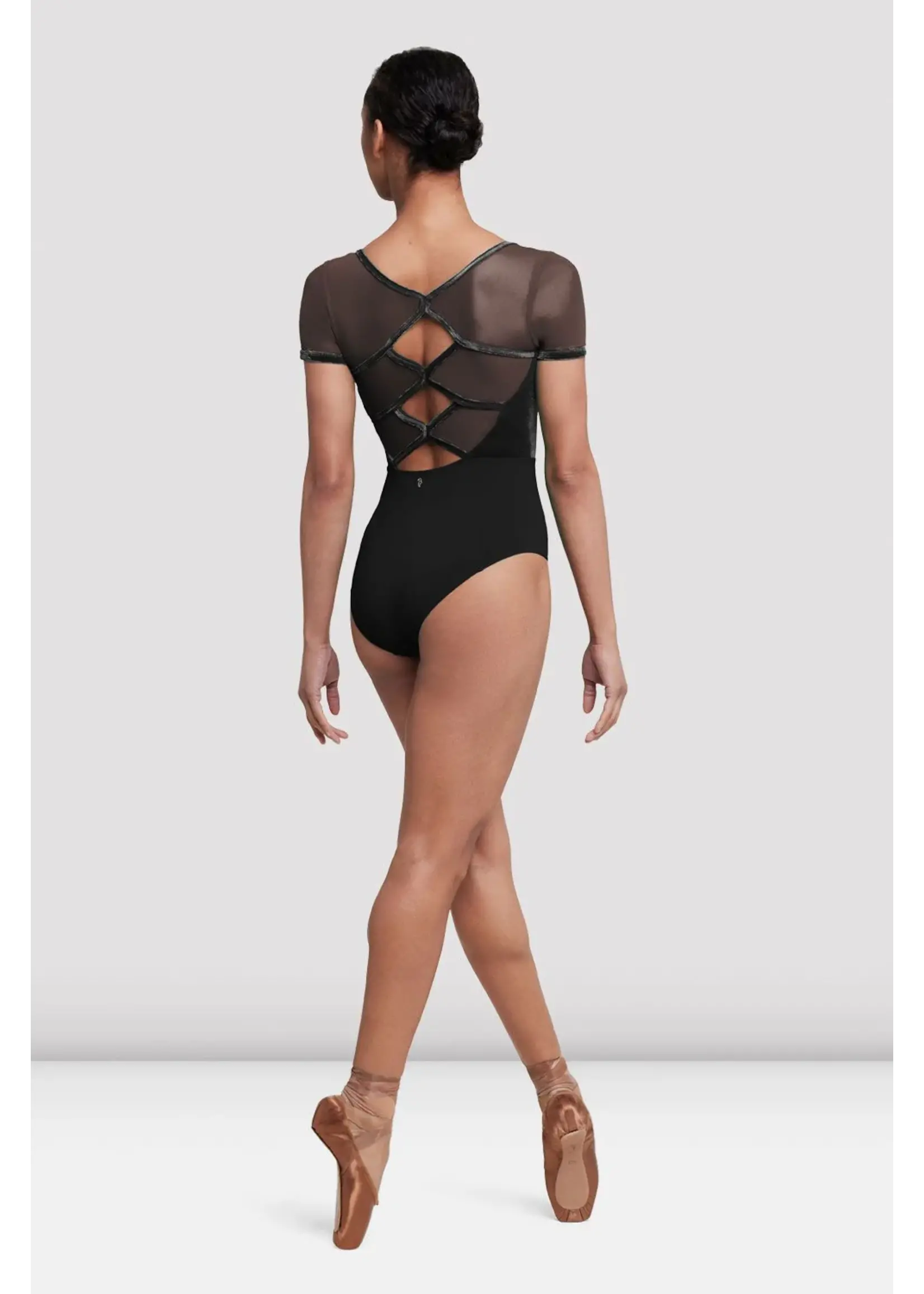 Bloch Sq neck cap slv leo