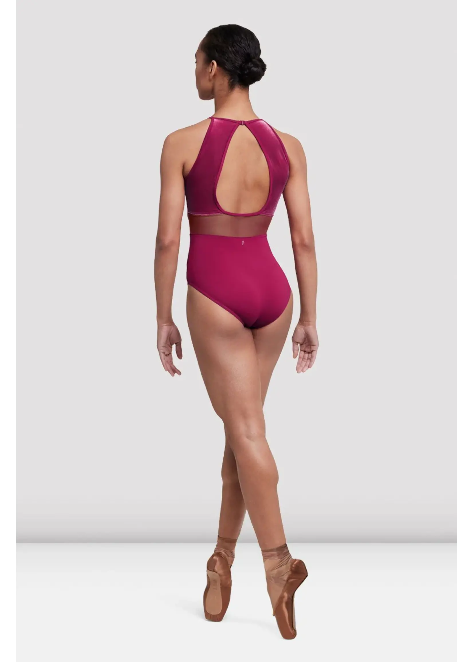 Bloch Open bk halter leo