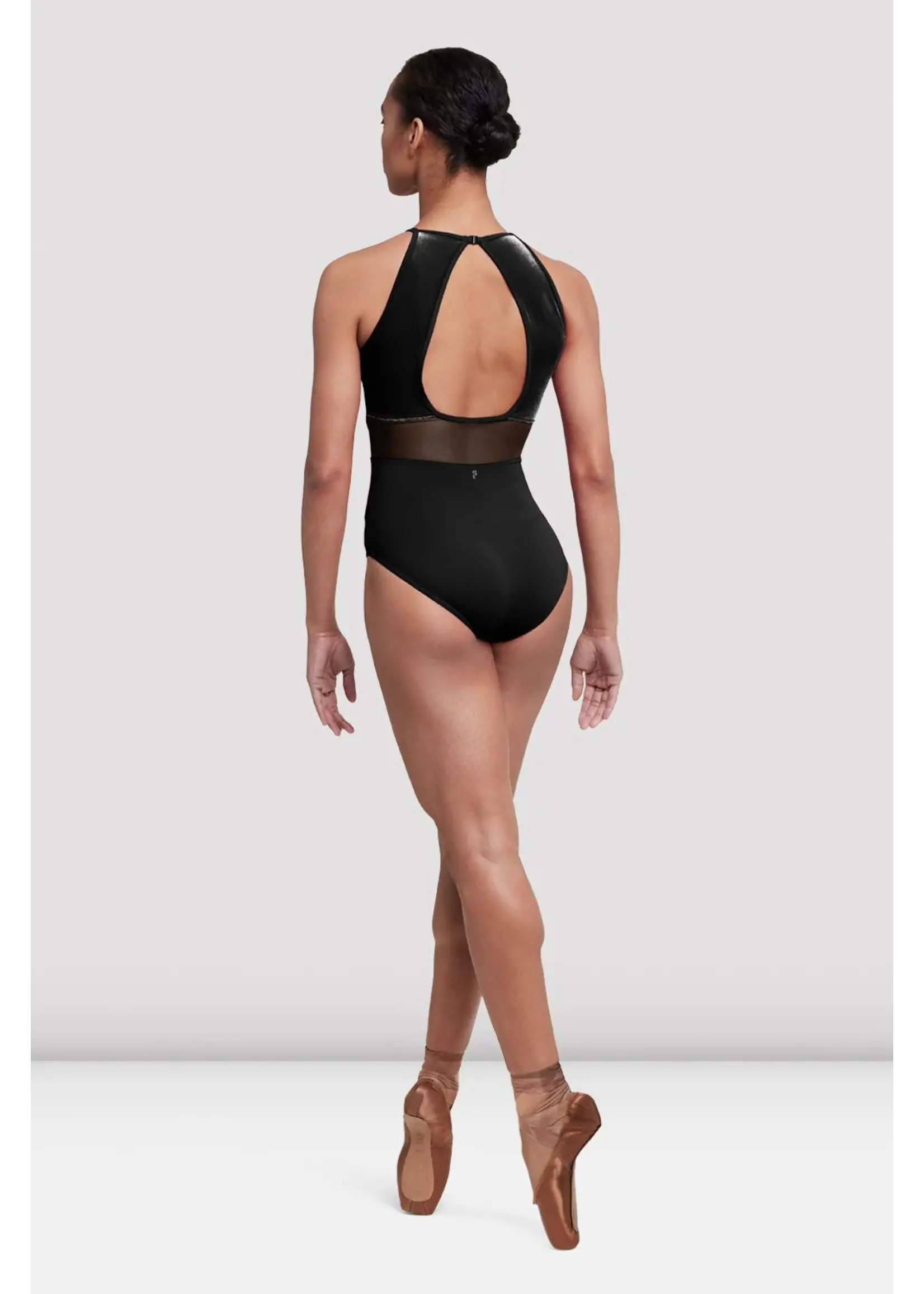 Bloch Open bk halter leo