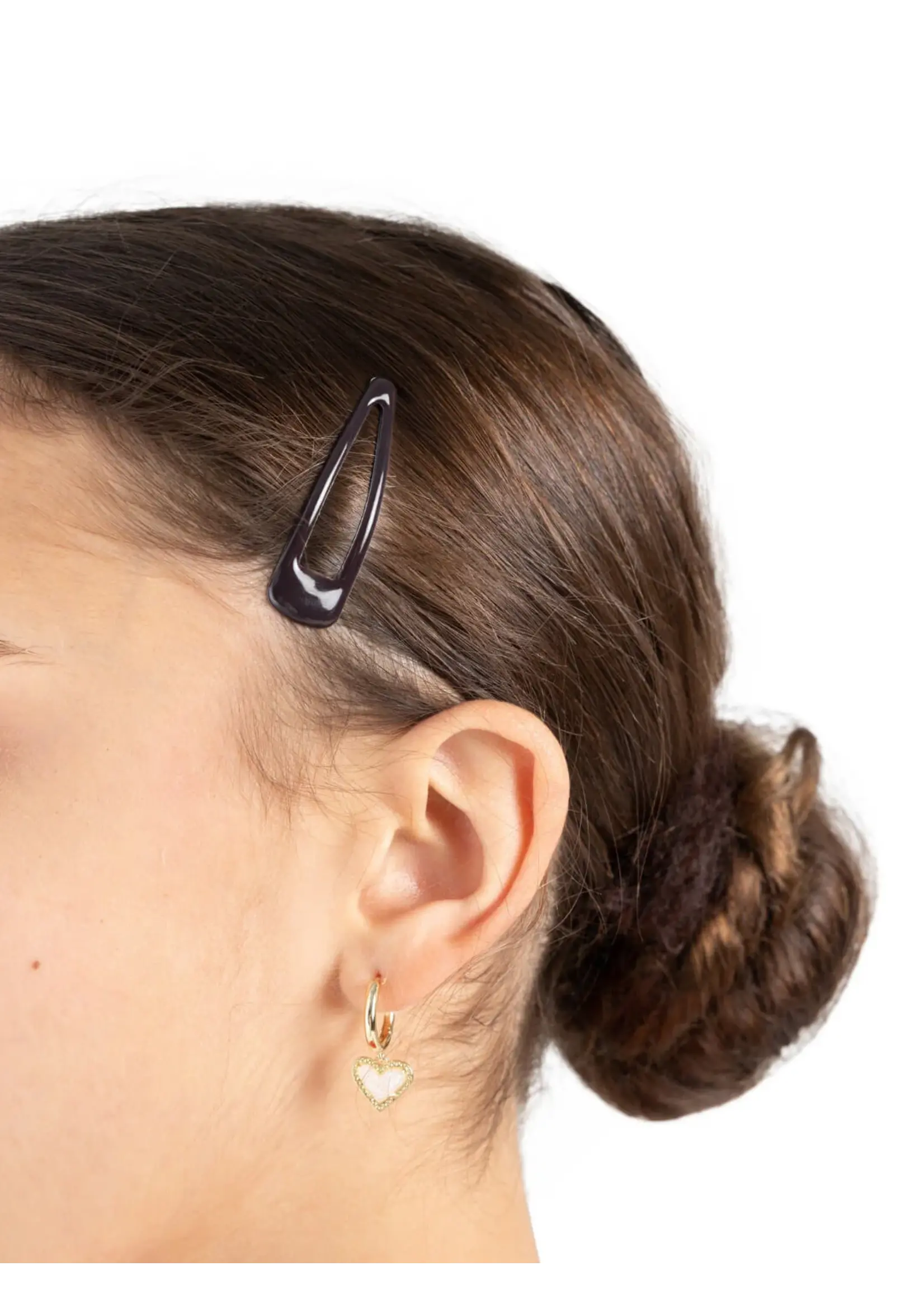 Bunheads Snap Clips (Dark Brown)