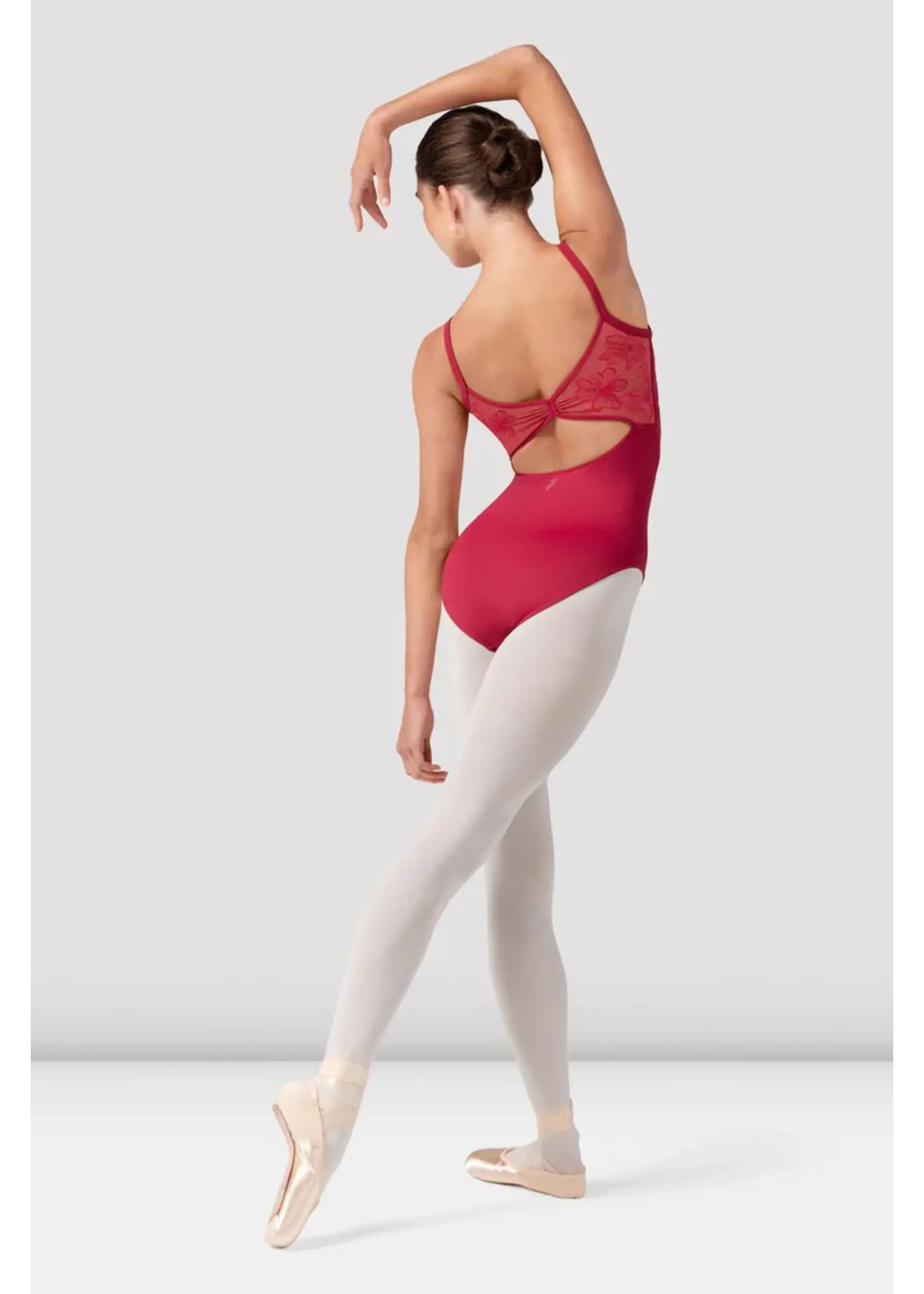 Bloch Front/back Embroidered Camisole Leotard