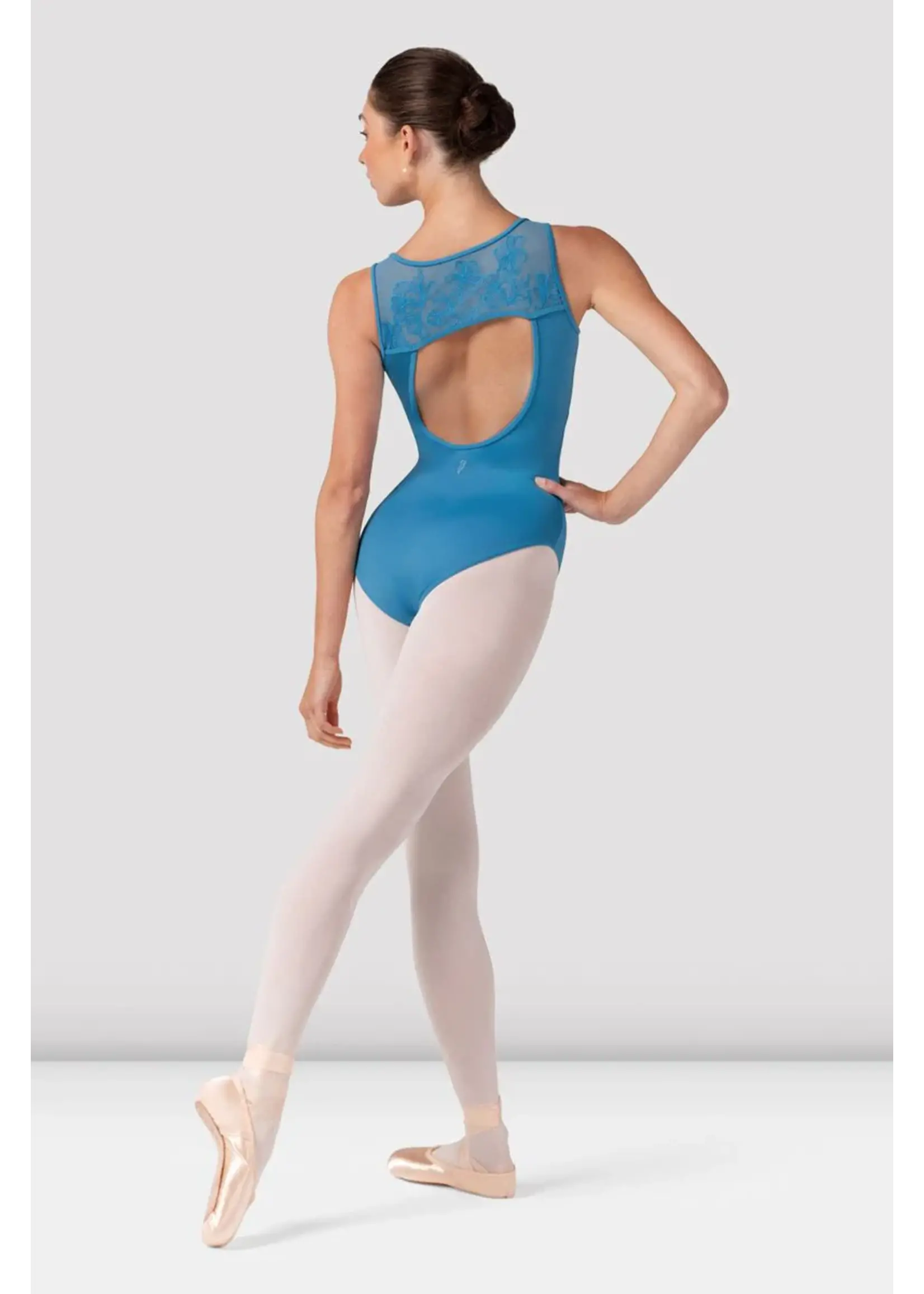 Bloch Embroidered Square Neck Leotard