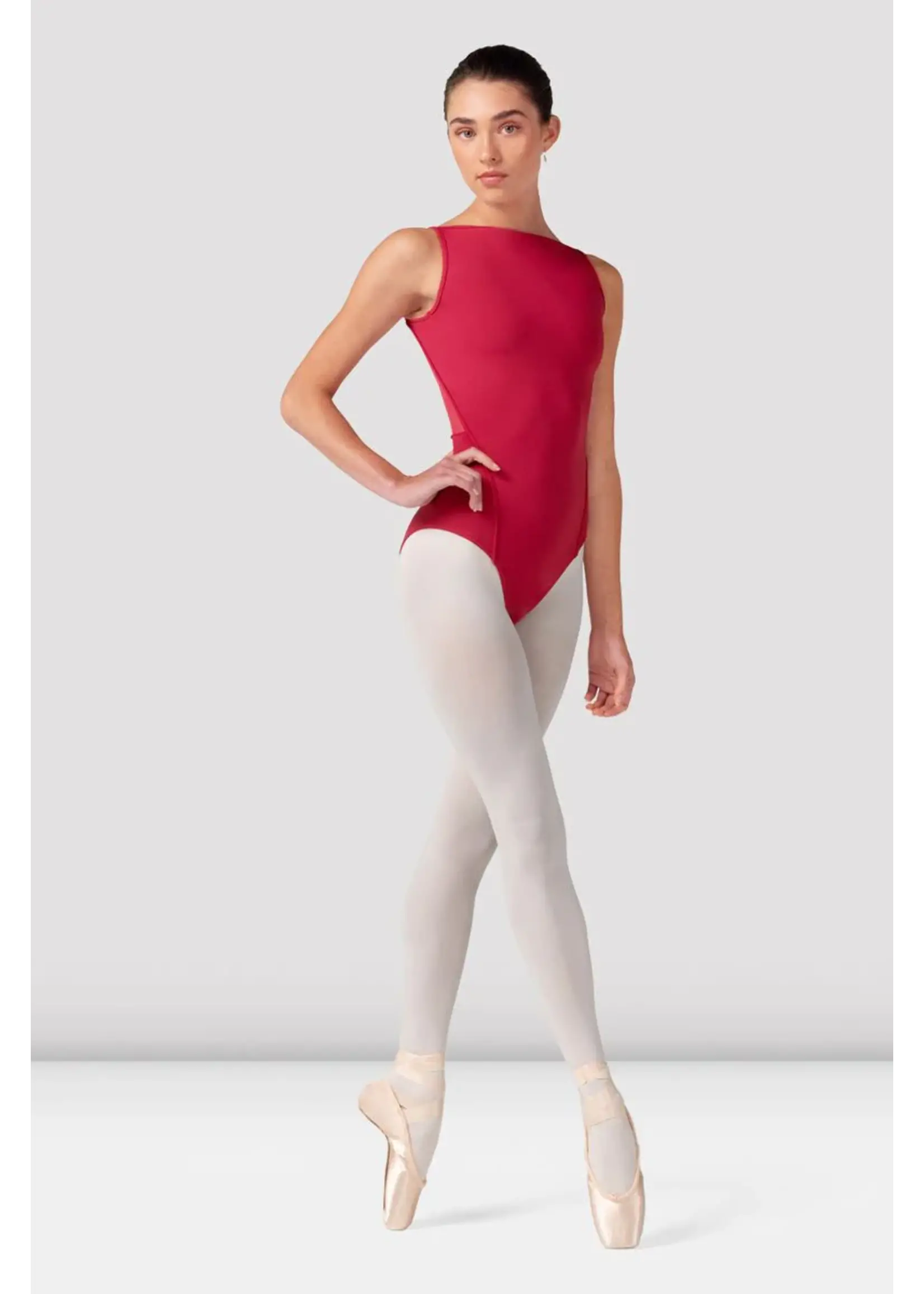 Bloch Embroidered Boat Neck Leotard