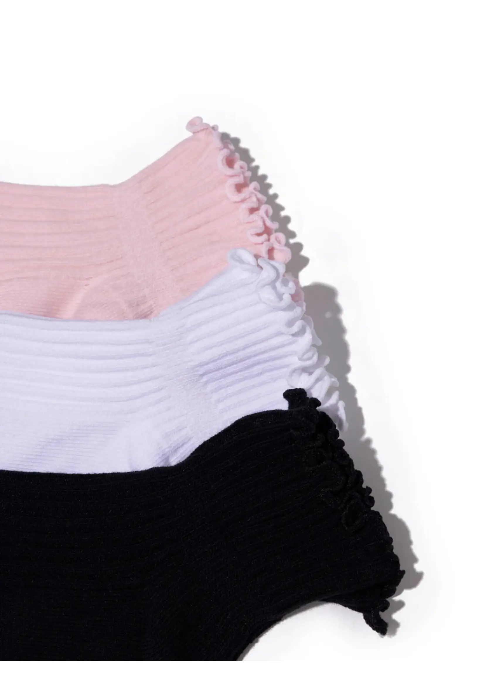 Capezio Children's Scalloped Edge Sock (3 pk)