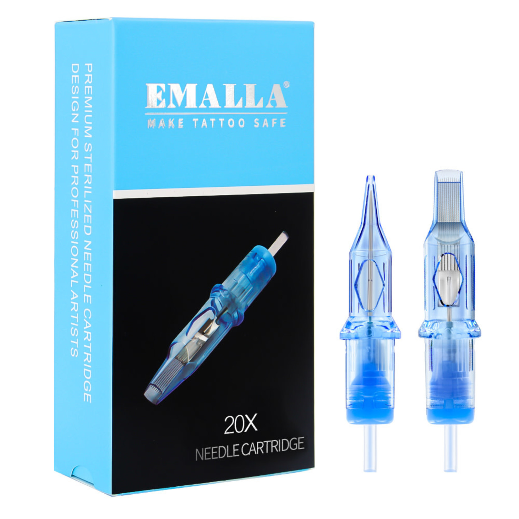 EMALLA ELIOT TATTOO CARTRIDGE NEEDLES  LINERS (20PCS PER BOX)