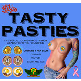 Classic Black X Nipple Covers / Pasties (pair) - The Tattoo Warehouse