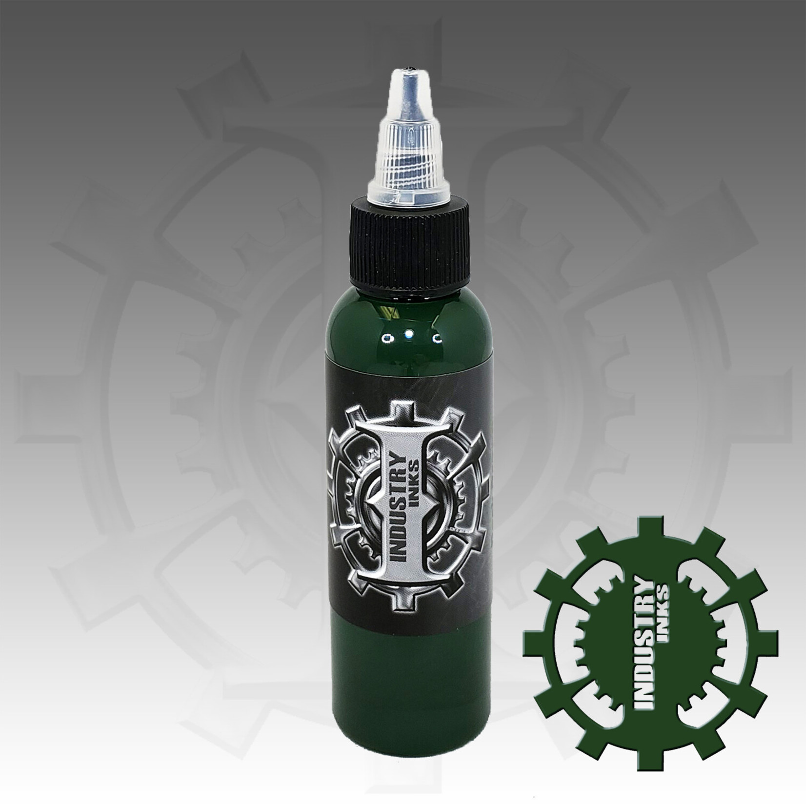 INDUSTRY INKS DARK GREEN - 1OZ