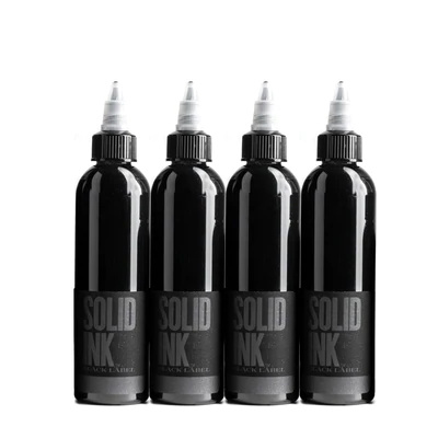 SOLID INK BLACK LABEL LINING BLACK - Anarchy Tattoo Supplies