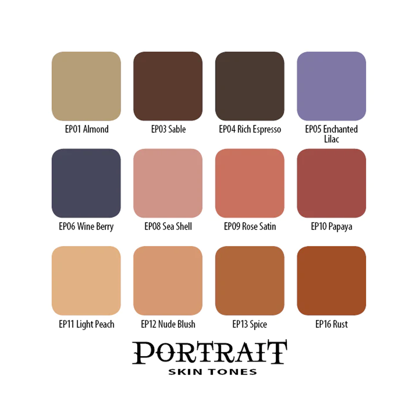 ETERNAL INK RON RUSSO PORTRAIT SKIN TONES SET