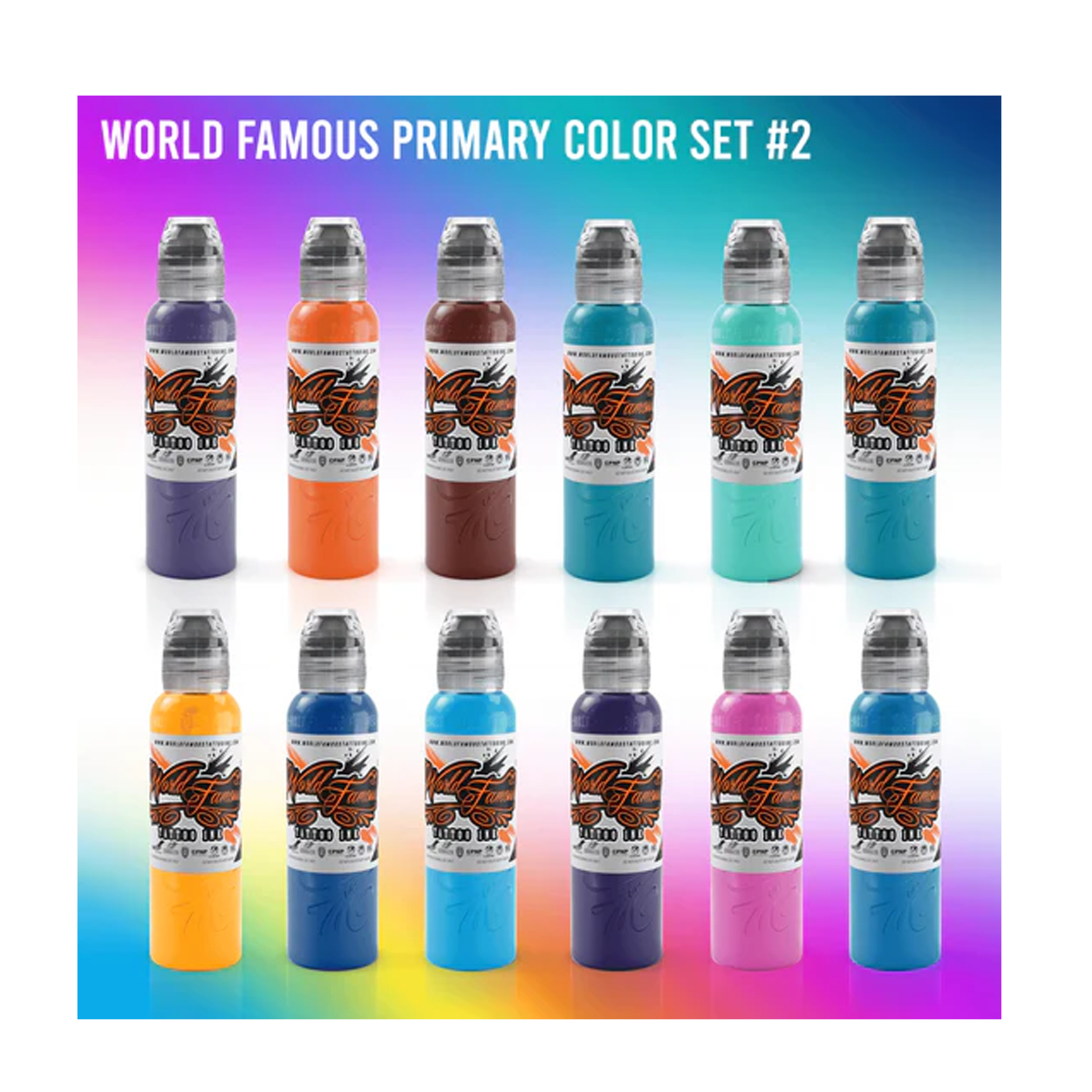 WORLD FAMOUS PRIMARY COLOR INK SET #2