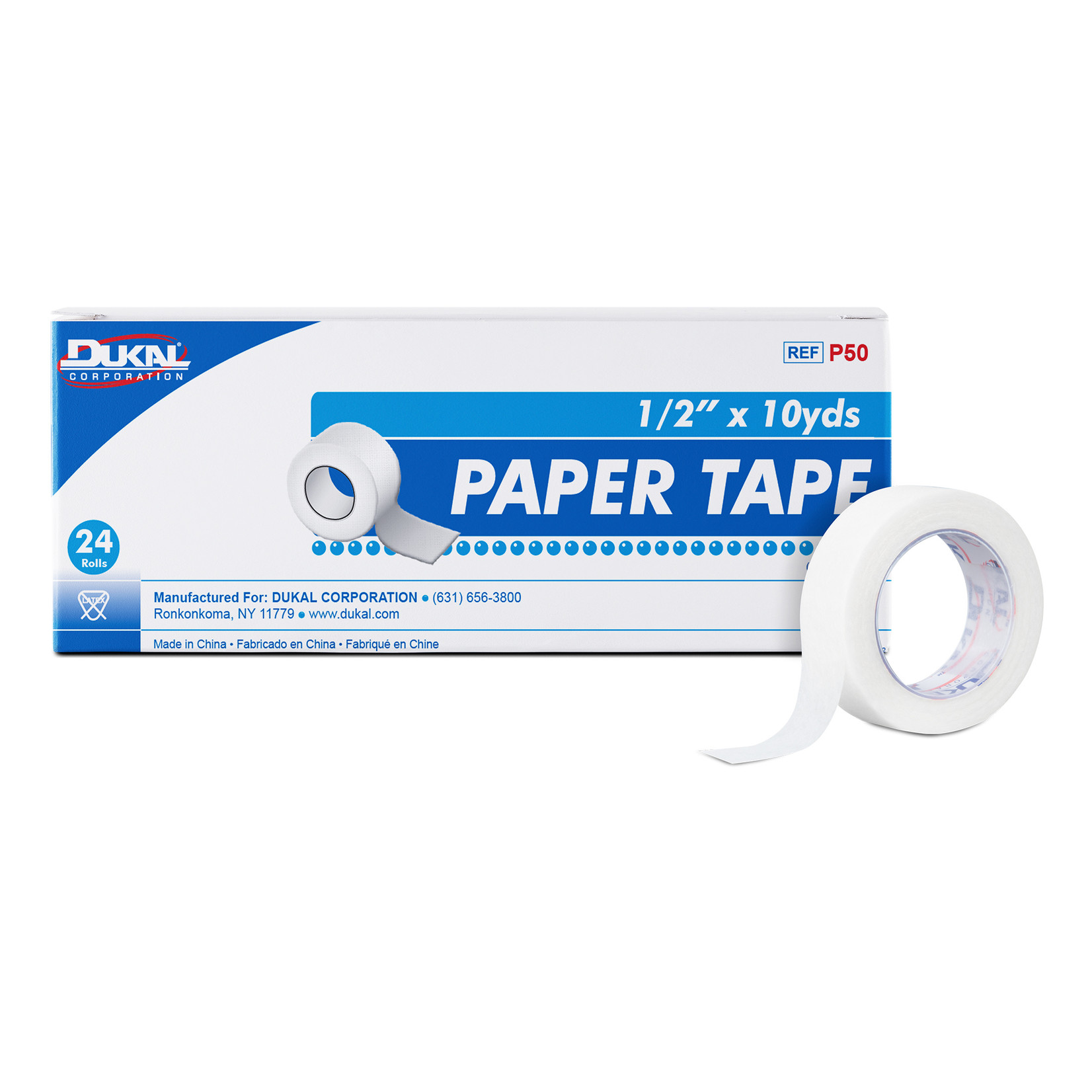 DUKAL SURGICAL PAPER TAPE - LATEX FREE (24)