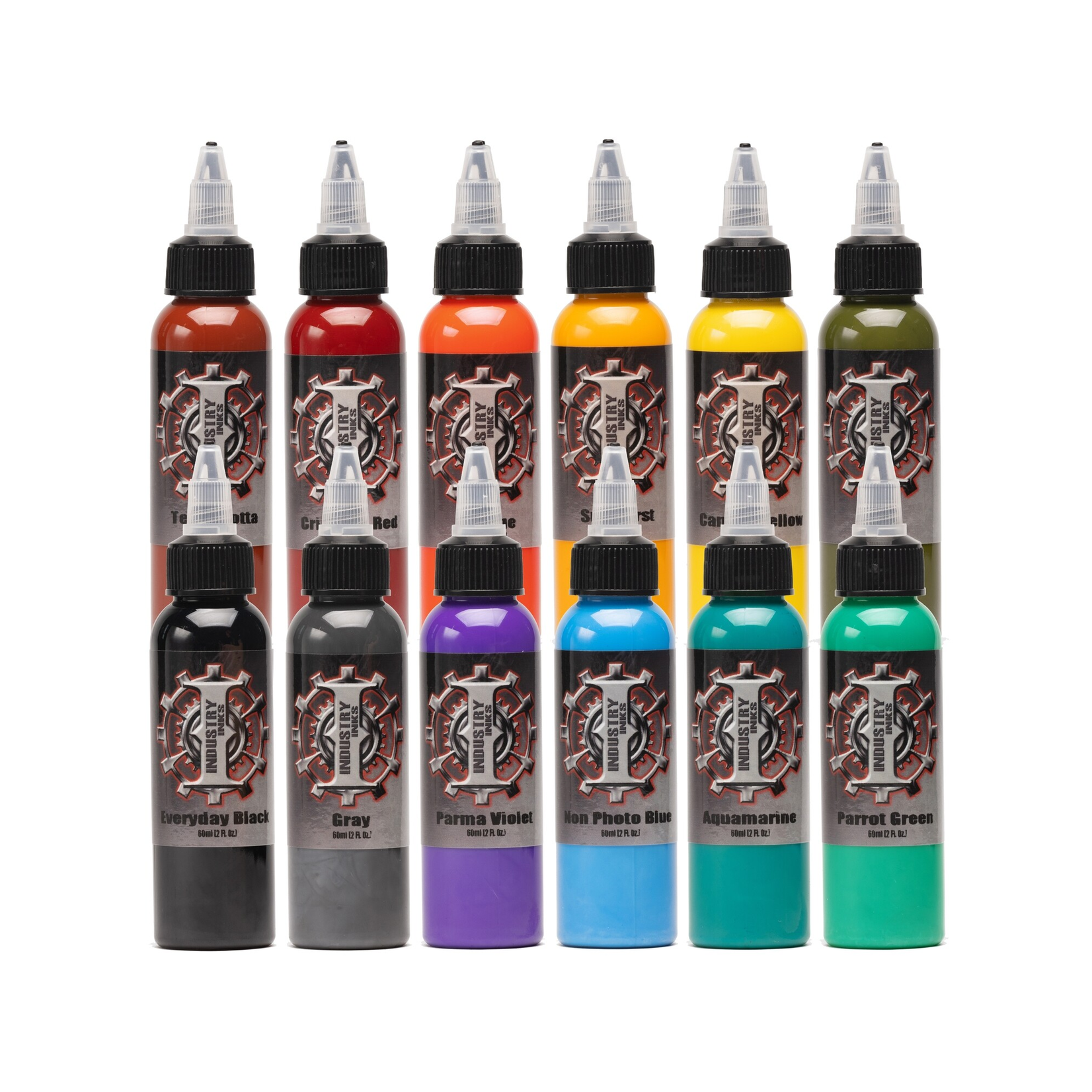 INDUSTRY INKS TRADITIONAL PLUS COLOR SET - 1OZ