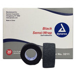 DYNAREX COHESIVE BANDAGES 1" x 5 Yds Case of 30 - BLACK