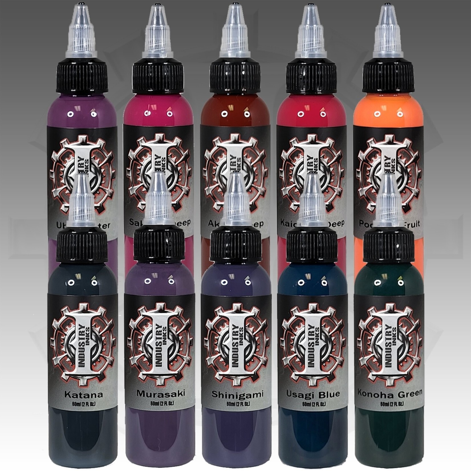 INDUSTRY INKS ANIME COLOUR SET DARK - 1OZ