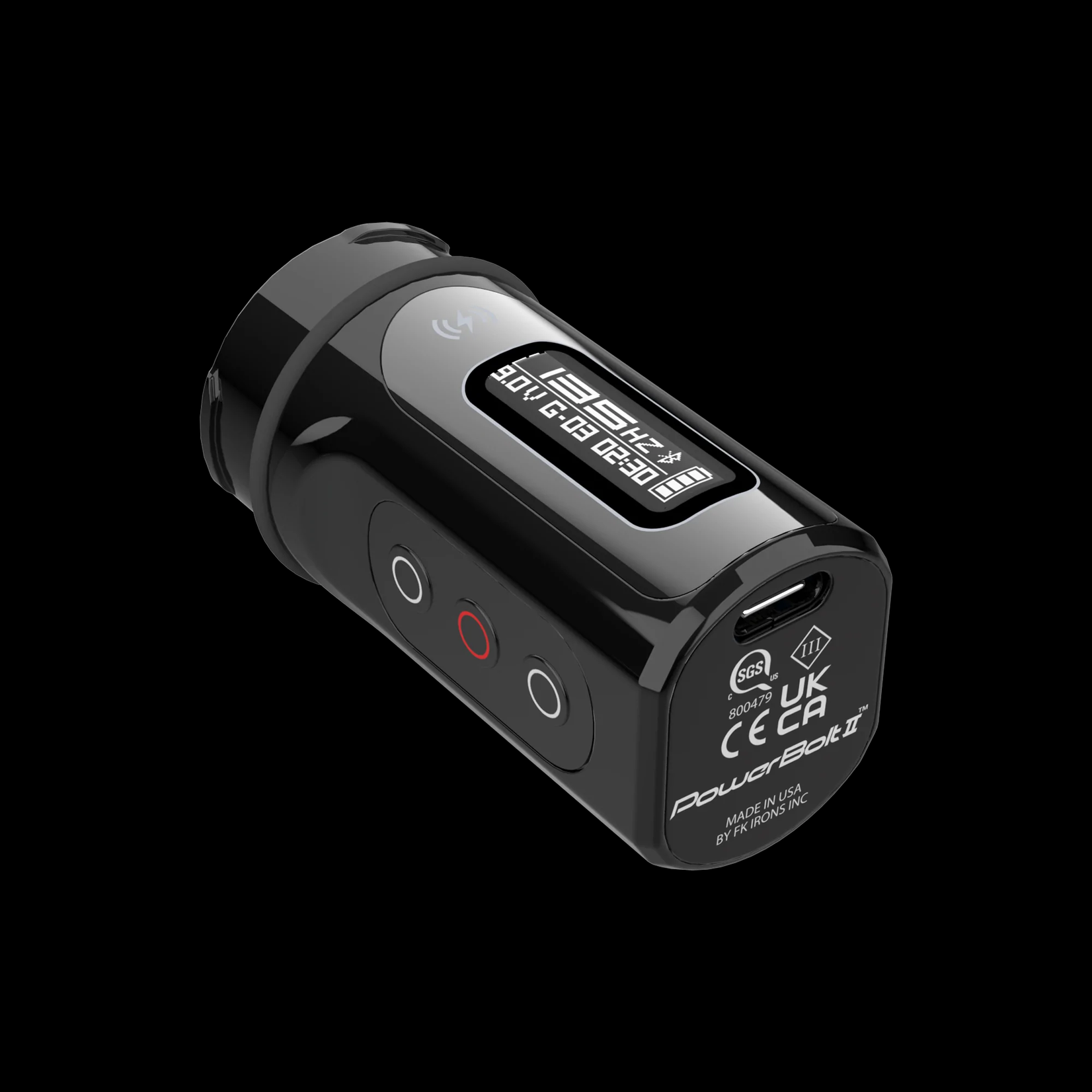 FK IRONS POWERBOLT II DETACHABLE BATTERY