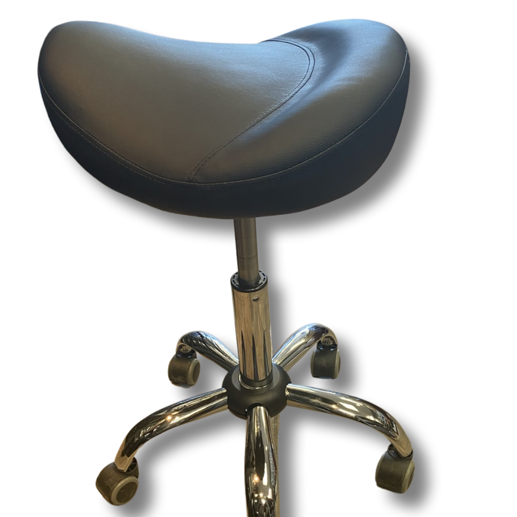 SADDLE STOOL - BLACK