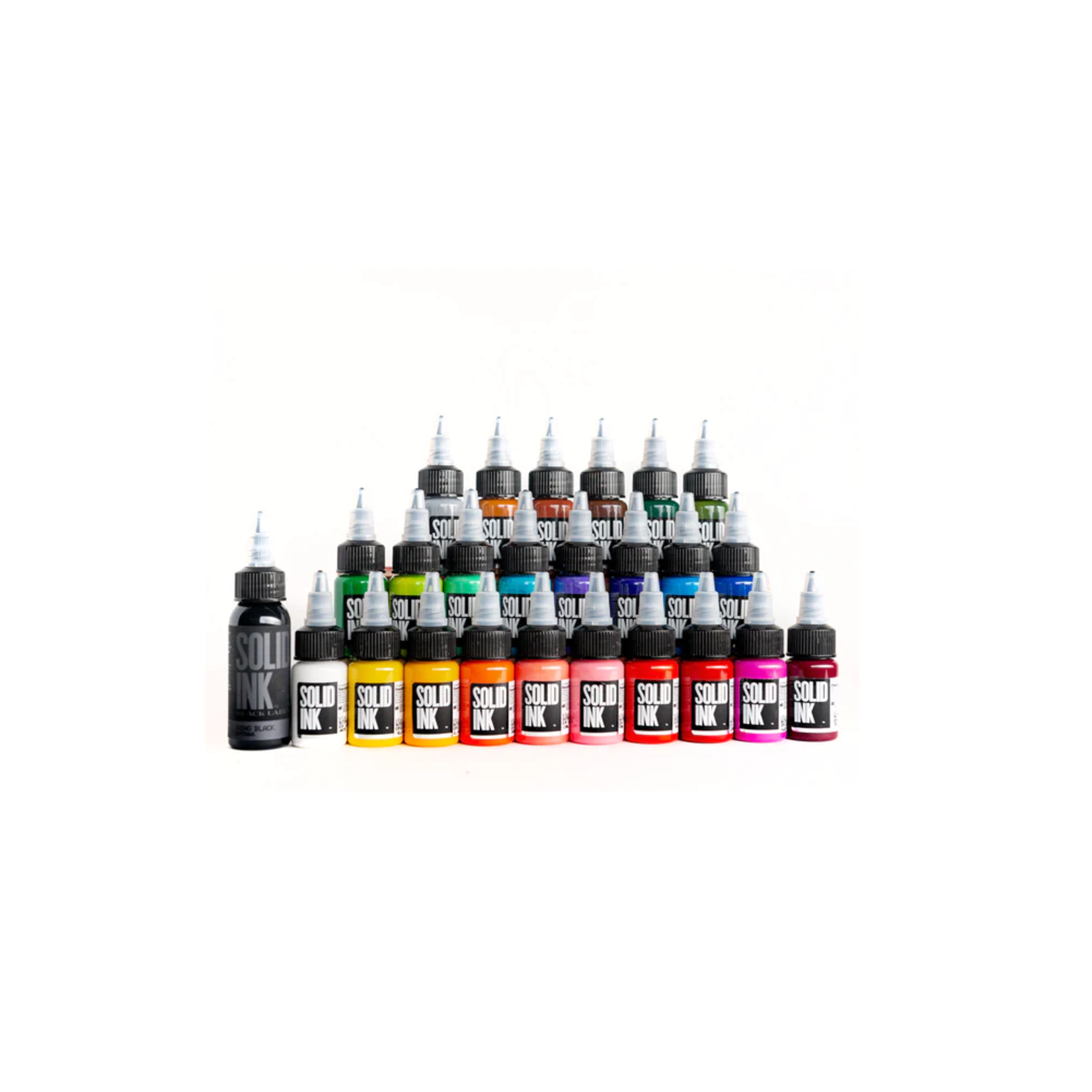 SOLID INK 25 COLOR TRAVEL SET | (24) HALF OUNCE + 1OZ LINING BLACK