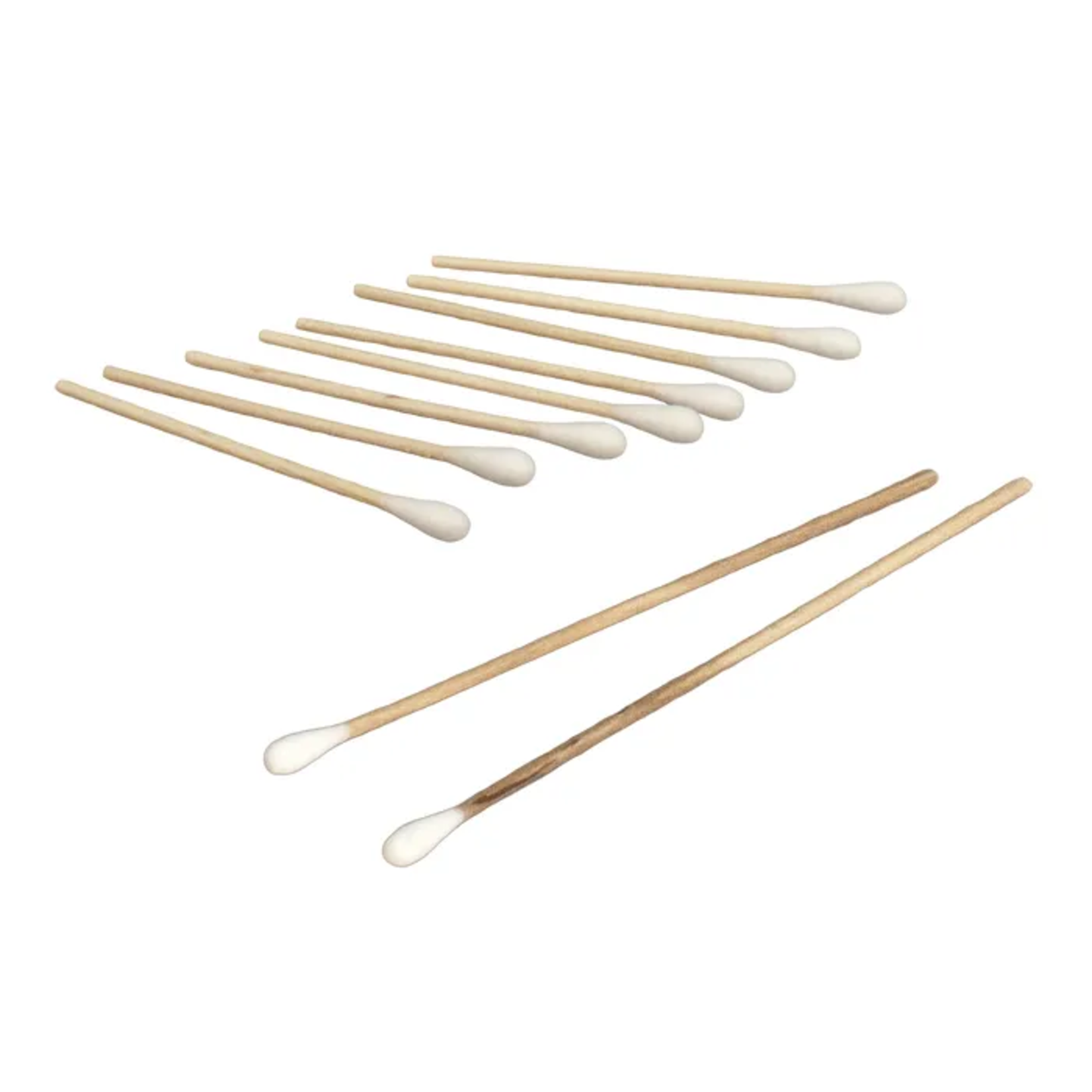 DYNAREX COTTON TIPPED WOOD APPLICATORS - STERILE 6"