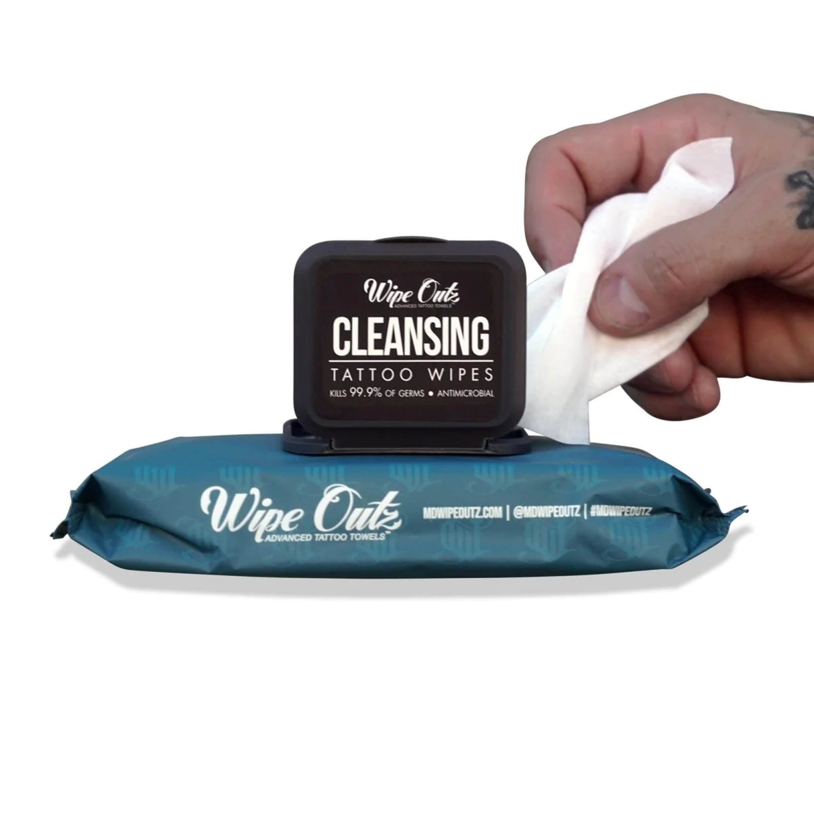 WIPE OUTZ CLEANSING TATTOO WIPES (40 COUNT PER PACK)