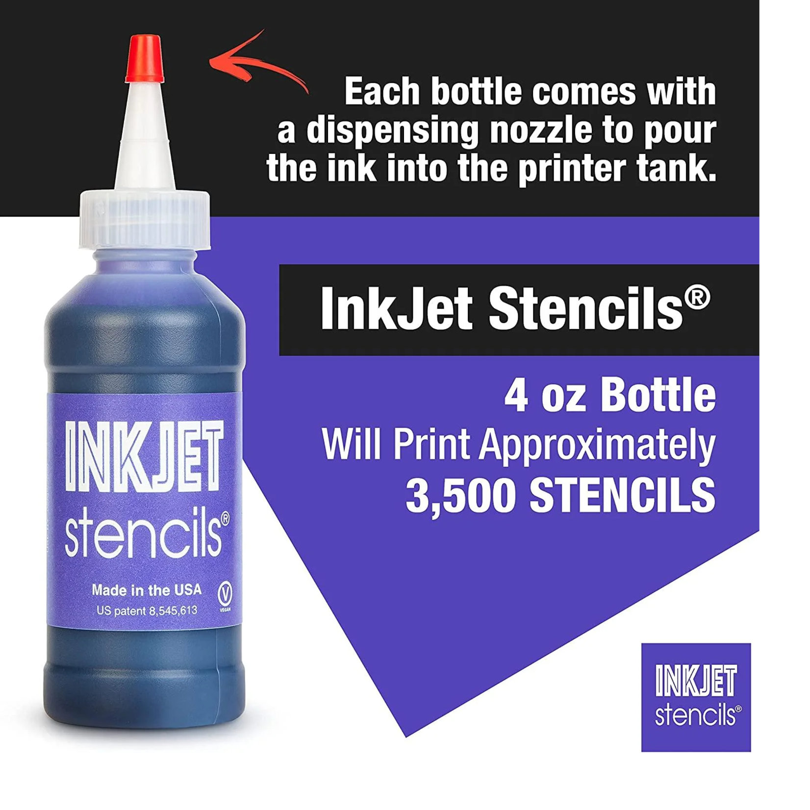 INK JET STENCILS 4OZ BOTTLE INK