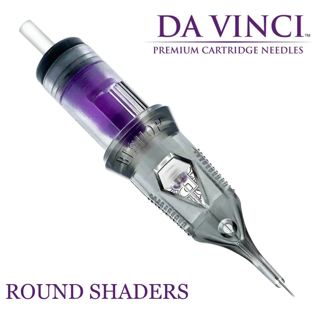 BISHOP DA VINCI V2 CARTRIDGES - ROUND SHADERS - Anarchy Tattoo Supplies