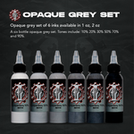 INDUSTRY INKS OPAQUE GREY SET 1oz