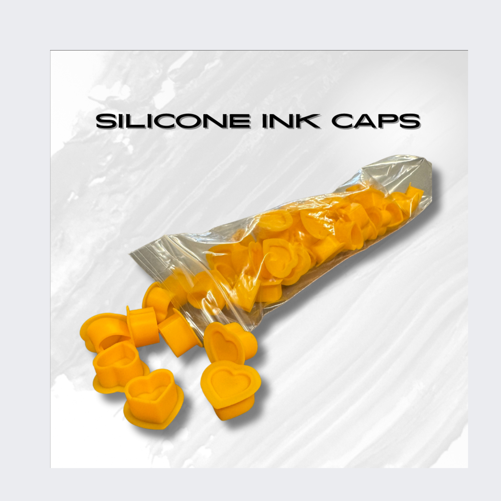 ULTRA SOFT SILICONE HEARTS INK CUPS