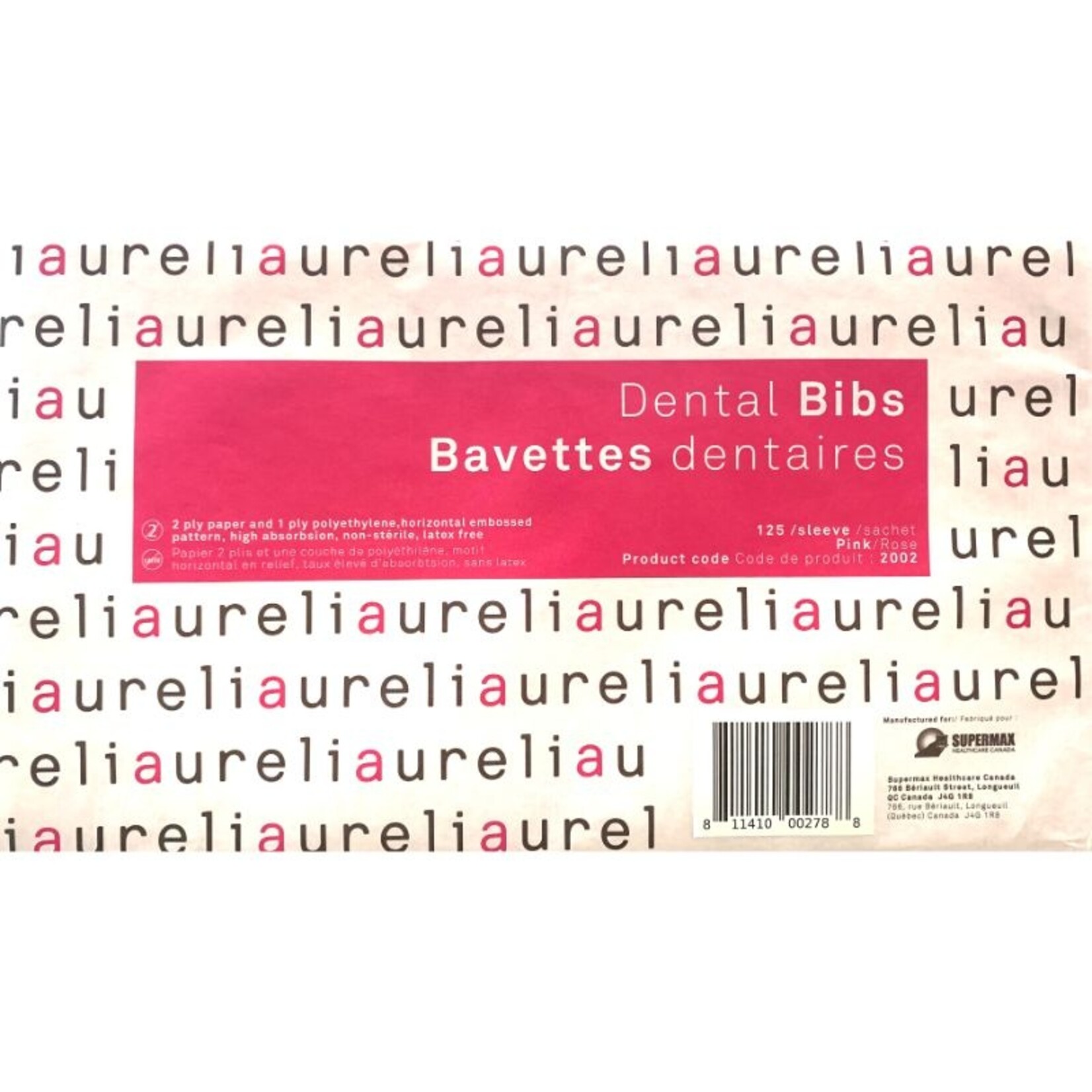 AURELIA DENTAL BIBS - 13" x 18"