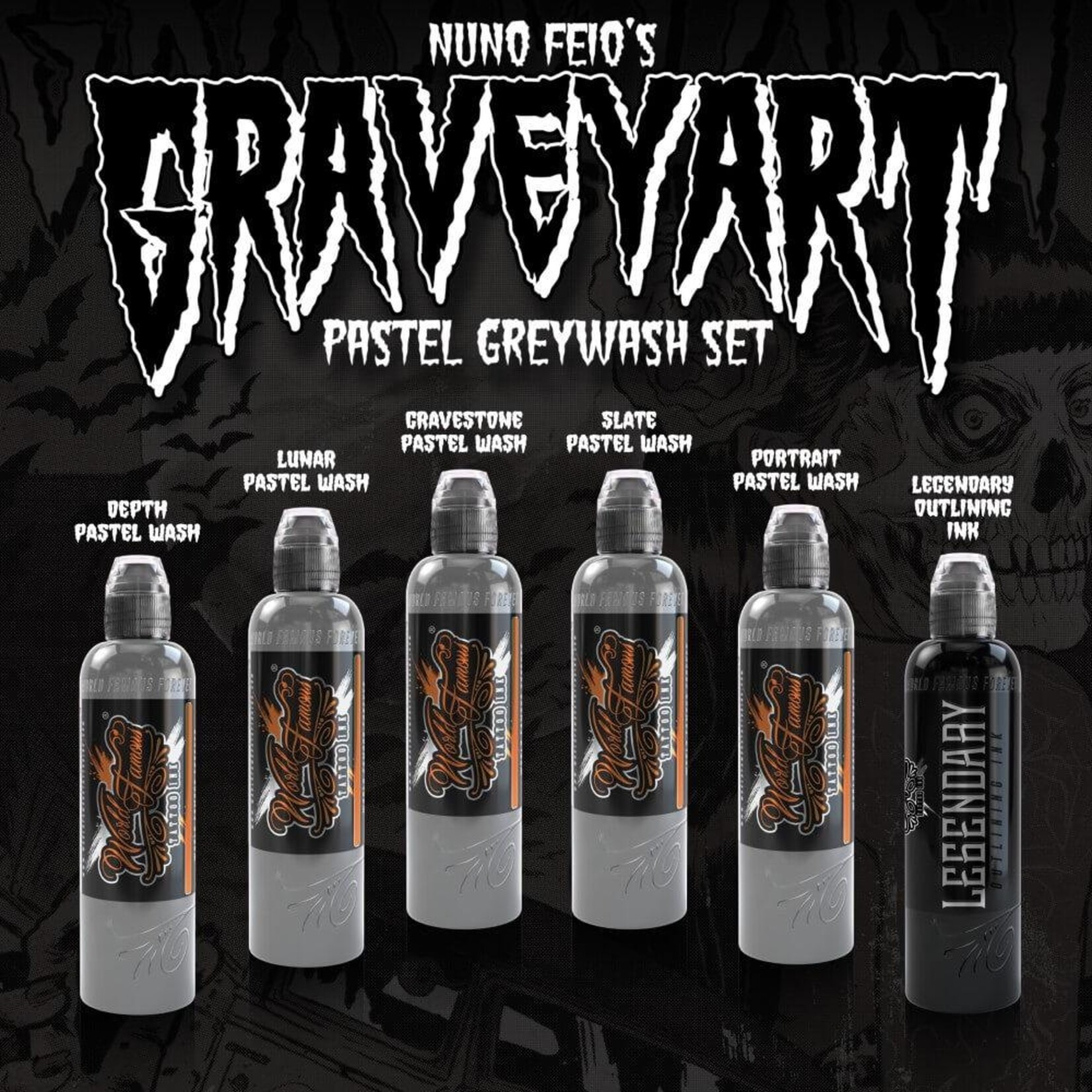 WORLD FAMOUS NUNO FEIO GRAVEYART SET 4OZ