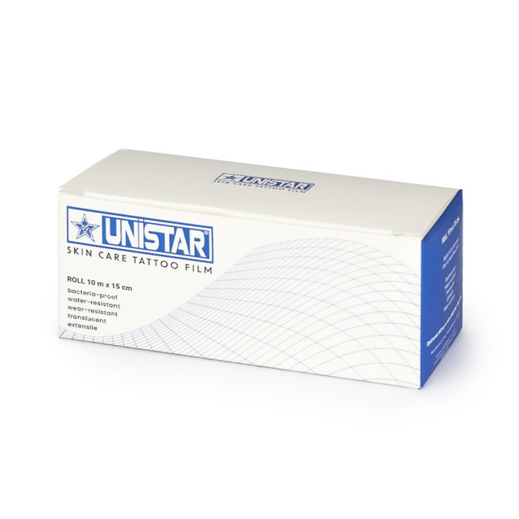 UNISTAR SKIN CARE TATTOO FILM DRESSING ON A ROLL - 10 M X 15 CM