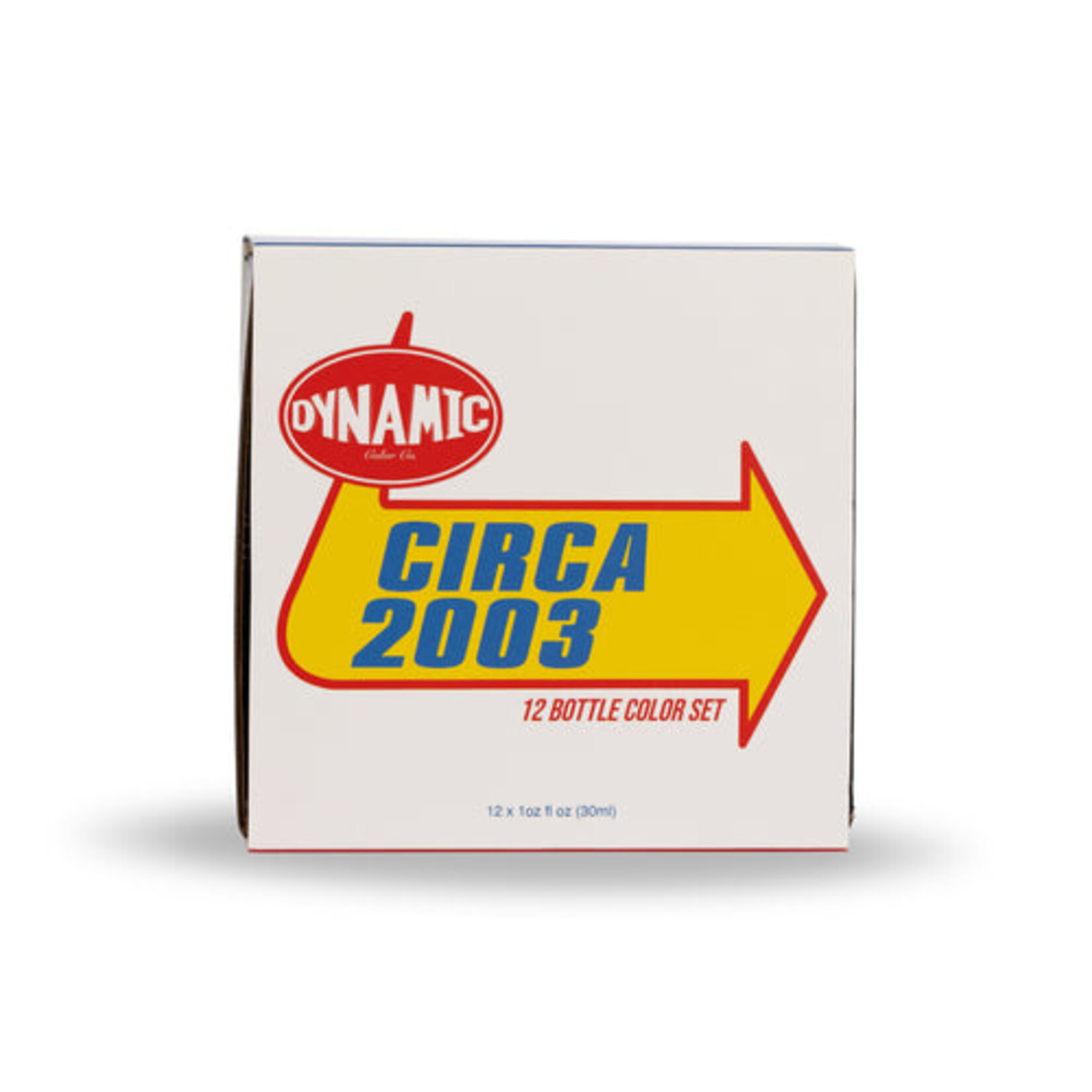 DYNAMIC INK CIRCA 2003 TATTOO INK 12 BOTTLE COLOR SET - 1 oz