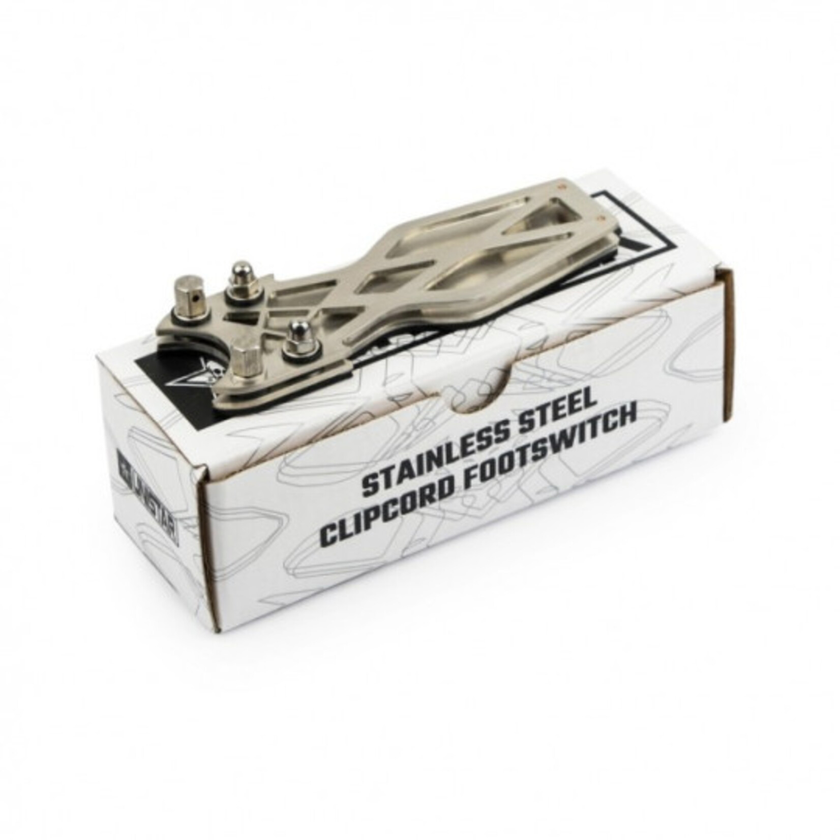 UNISTAR STAINLESS STEEL FLAT FOOTSWITCH +CLIPCORD