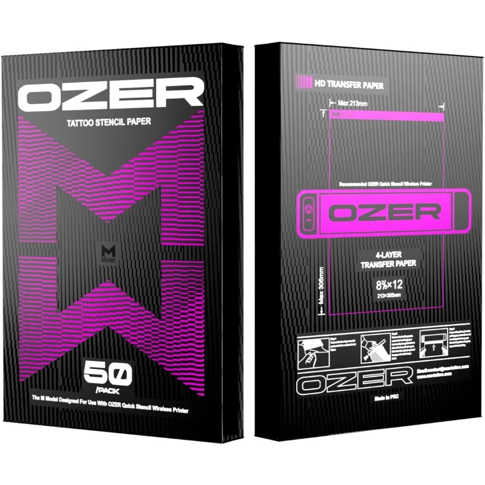 OZER M THERMAL PAPER - PACK OF 50