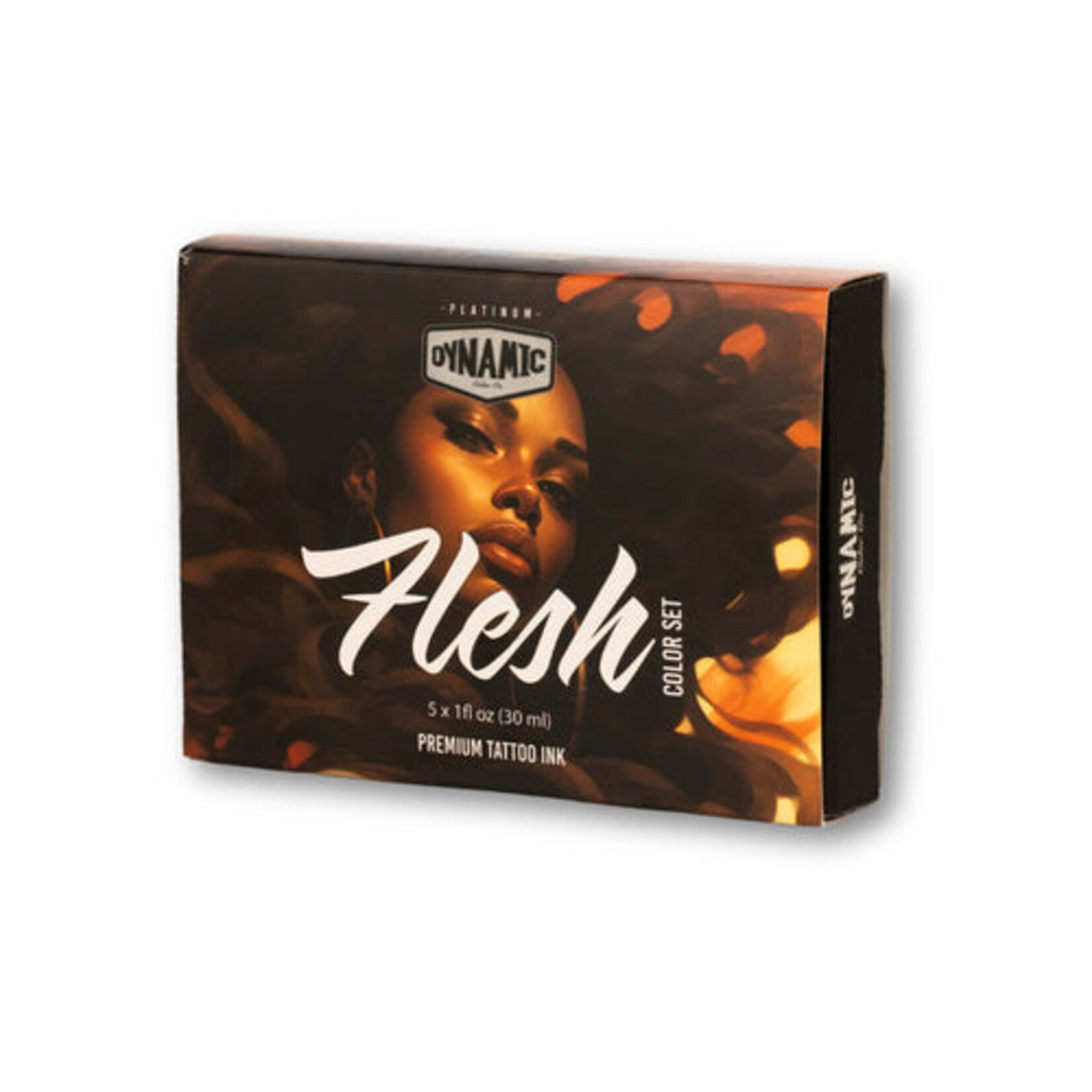 DYNAMIC INK PLATINUM FLESH 1OZ 5 BOTTLE COLOR SET