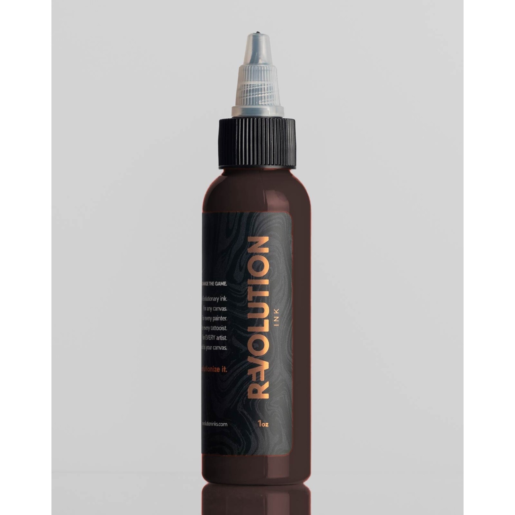 REVOLUTION INK DARK BROWN 1OZ