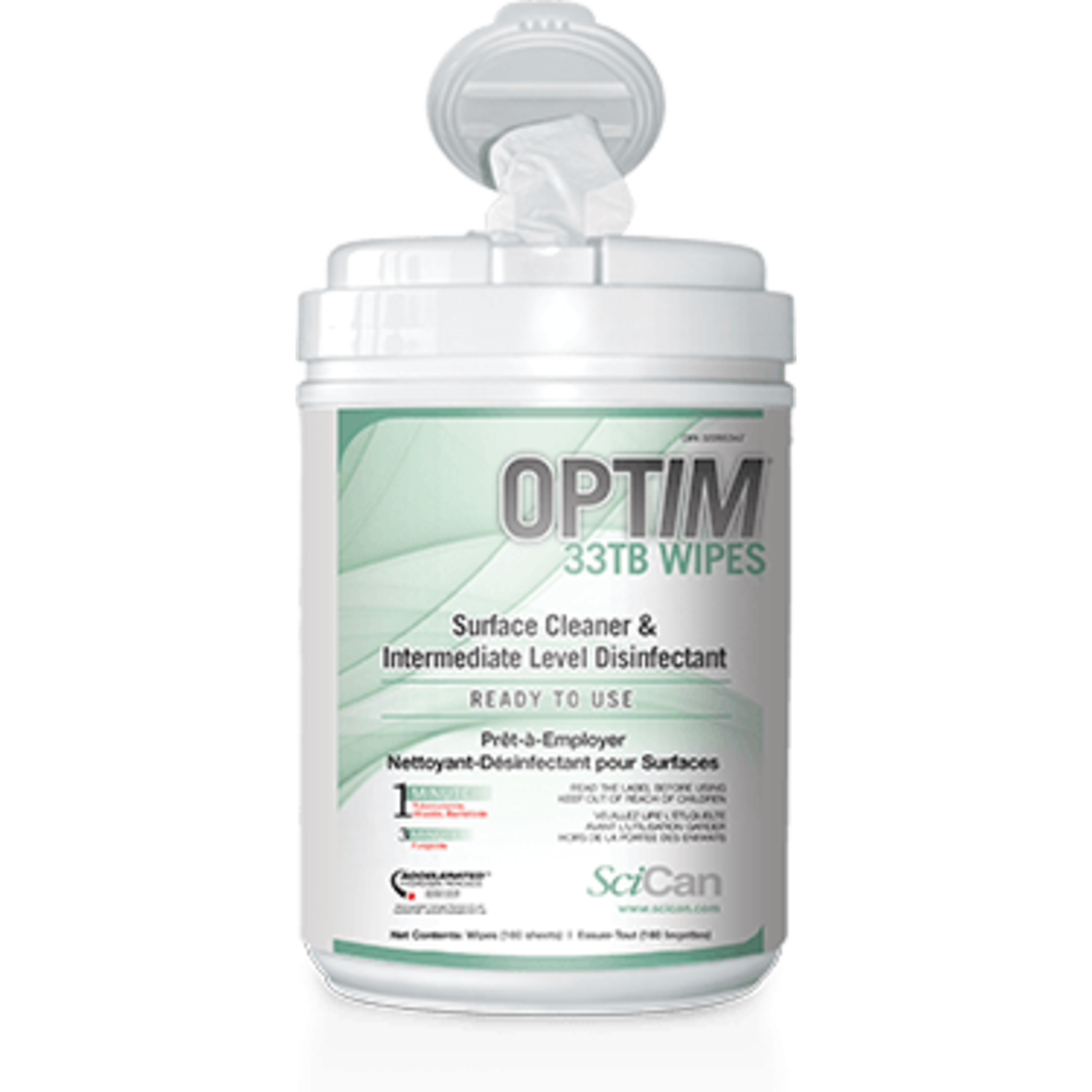 SCI CAN OPTIM 33TB WIPES