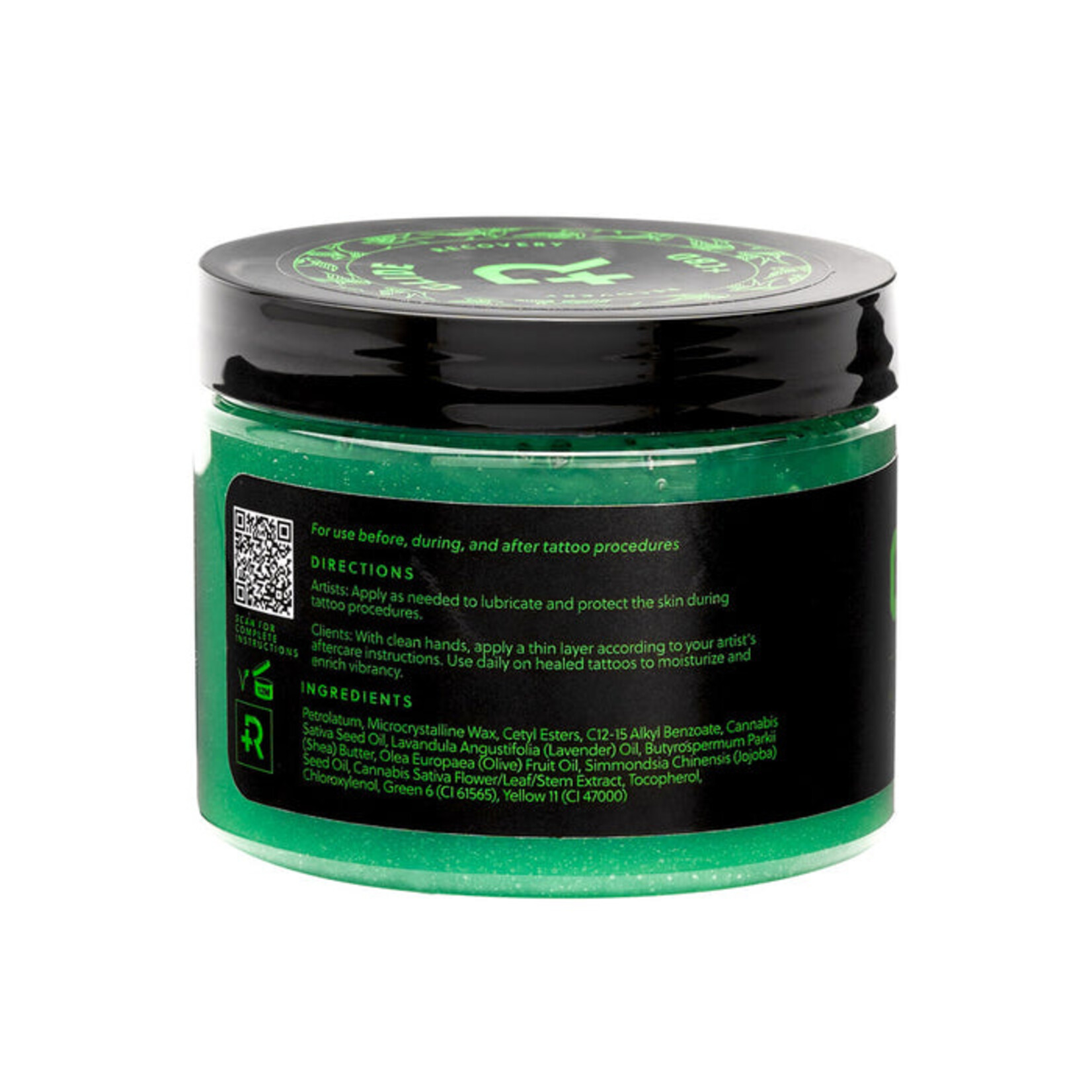 RECOVERY TATTOO CBD GLIDE - 6OZ JAR