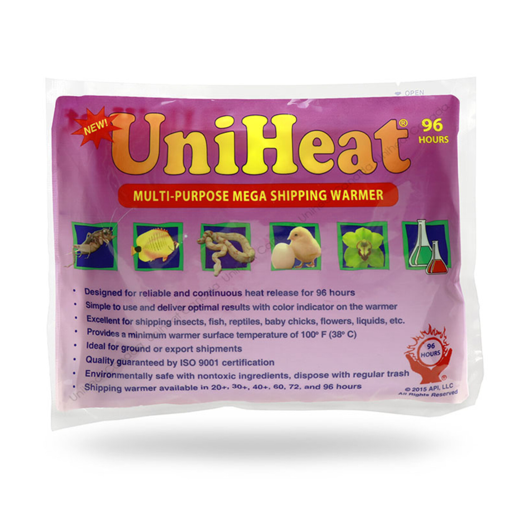 UNI HEAT SHIPPING WARMER HEAT PACK
