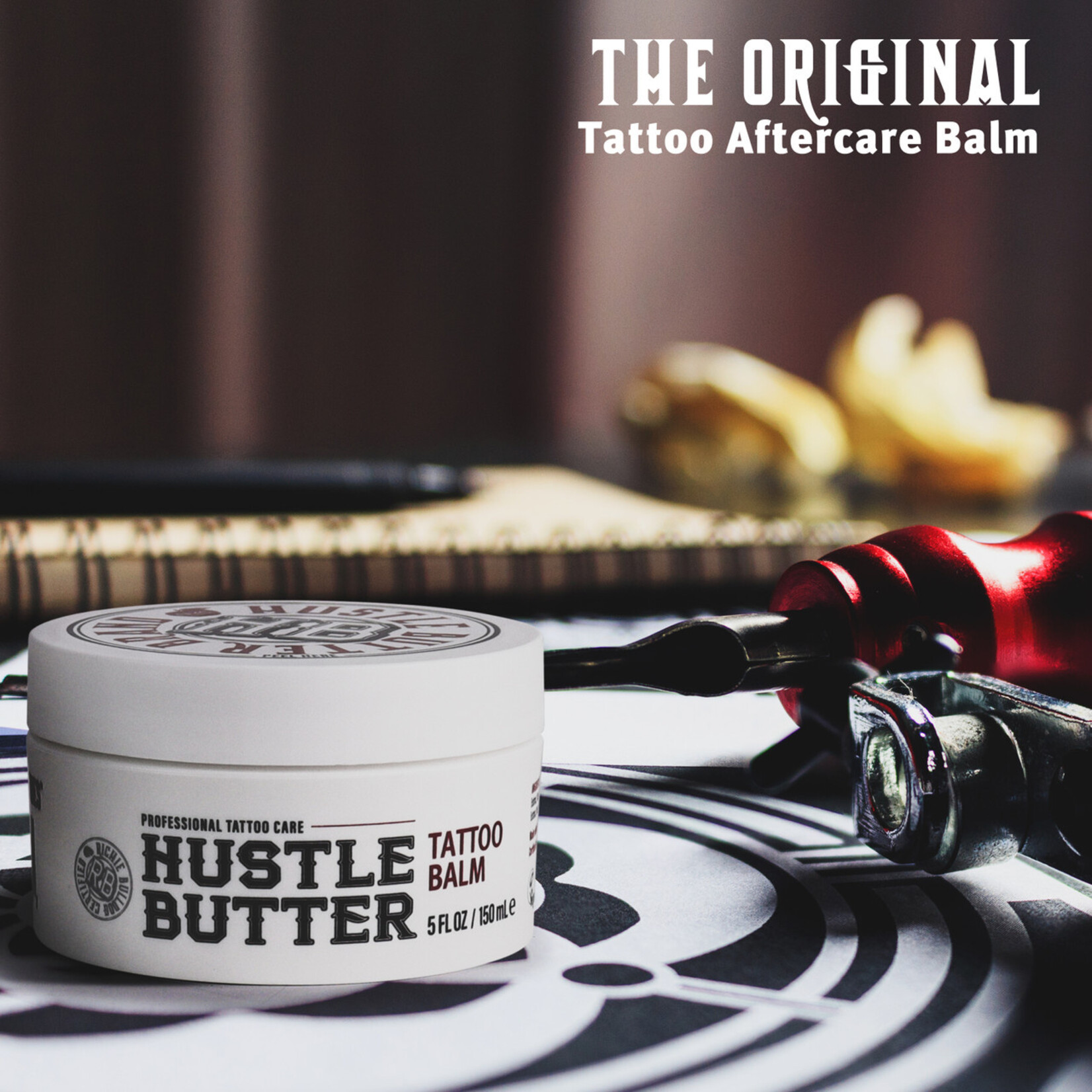 HUSTLE BUTTER DELUXE TATTOO BALM – 5OZ