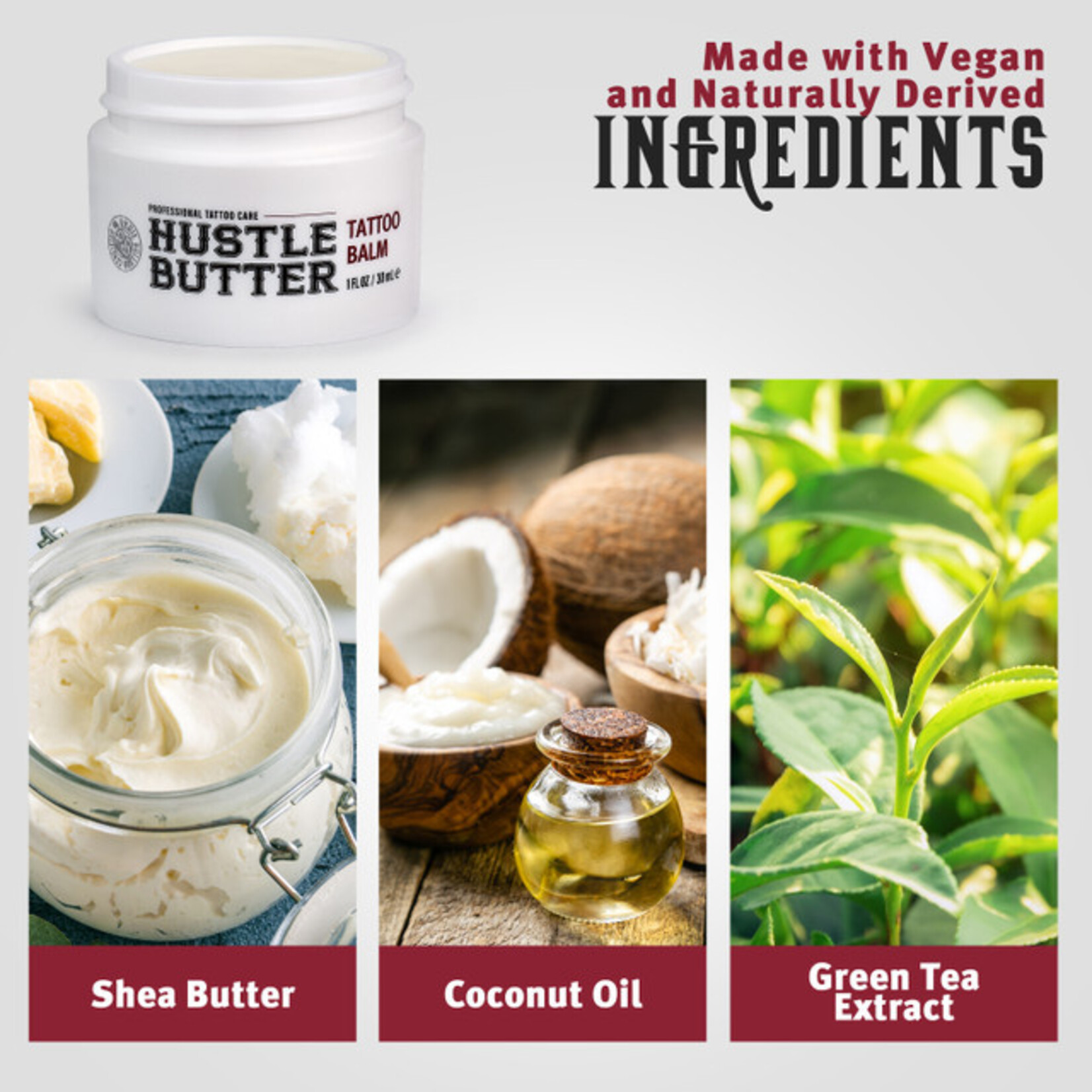 HUSTLE BUTTER DELUXE TATTOO BALM 1OZ