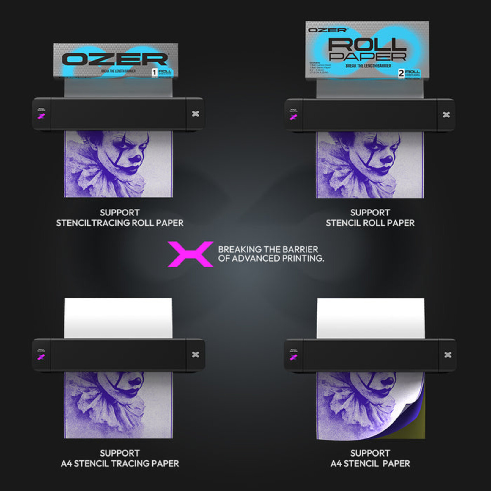 OZER X QUICK WIRELESS STENCIL PRINTER