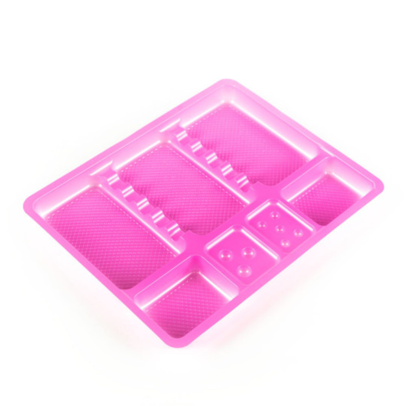 TATTOO DISPOSABLE INSTRUMENT TRAYS - 25 PIECES PINK