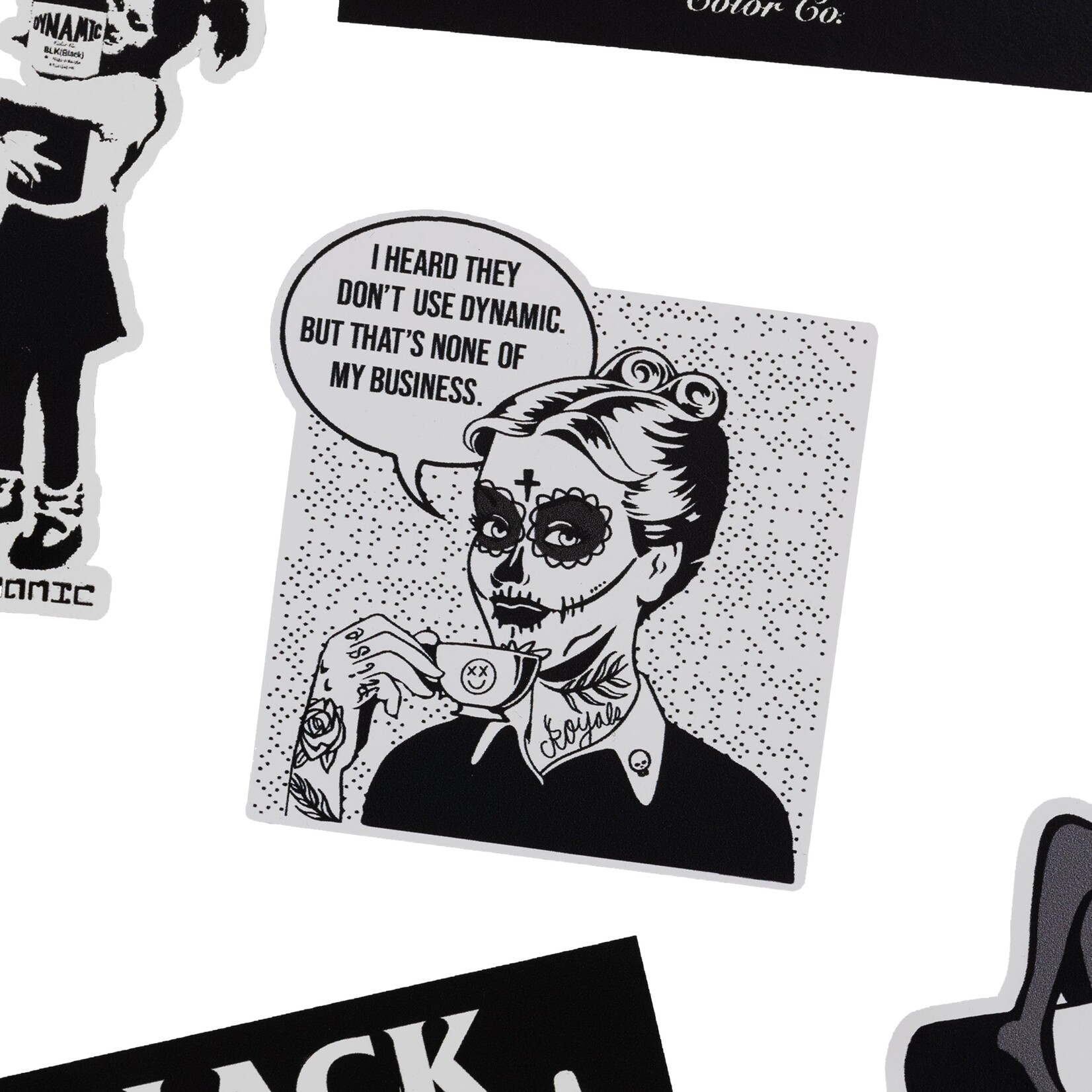 DYNAMIC INK BUSINESS STICKER