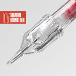 EIKON EIKON CARTRIDGES - STRAIGHT ROUND LINERS LONG TAPER 0.35MM